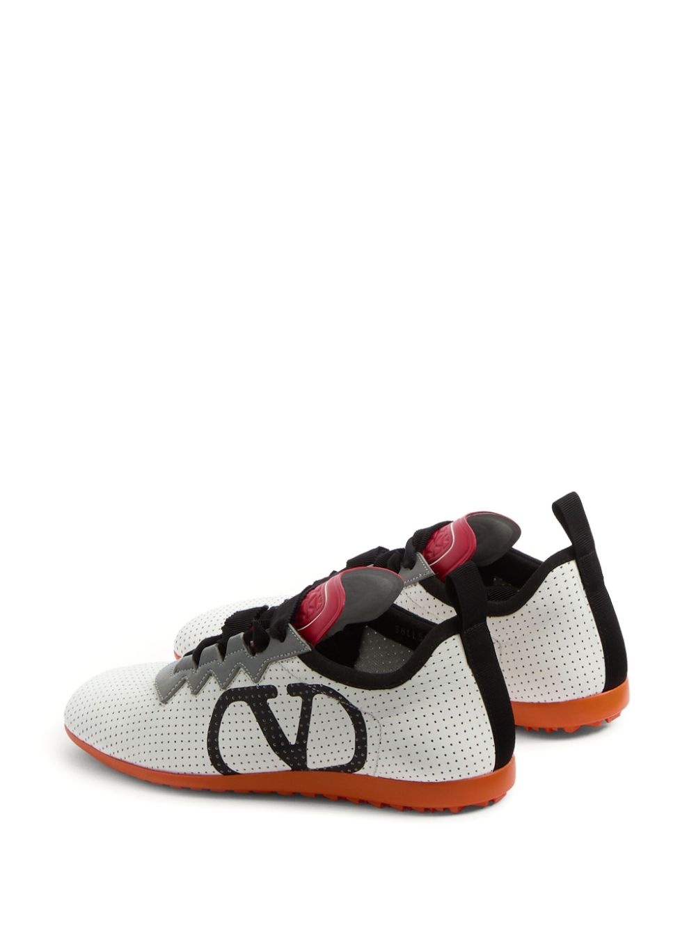 Valentino Leather Garavani Chromathon Sneaker in Perforated Nappa Glam Steals