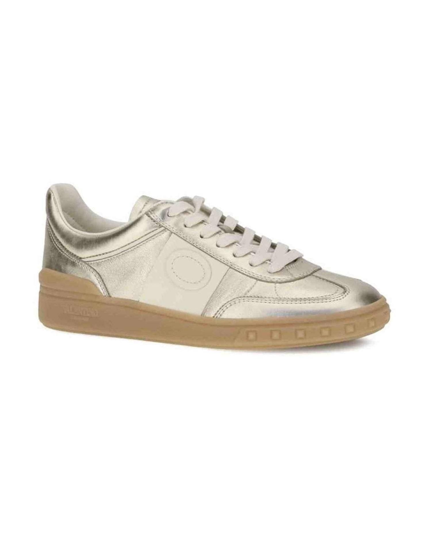 Valentino Leather Garavani Laminated Upvillage Sneakers Glam Steals