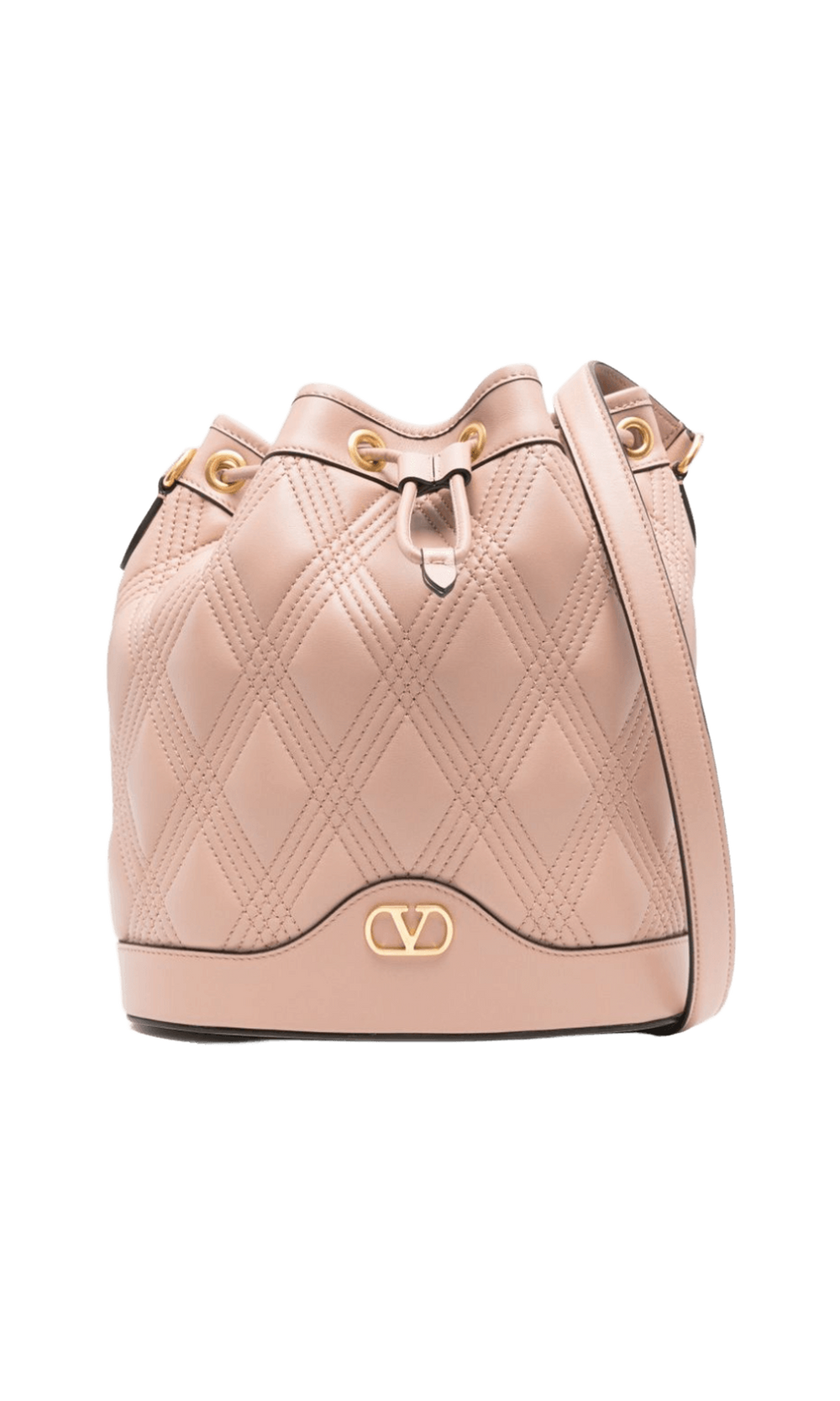 Valentino Leather Garavani Quiltie 67 Bucket Bag Glam Steals