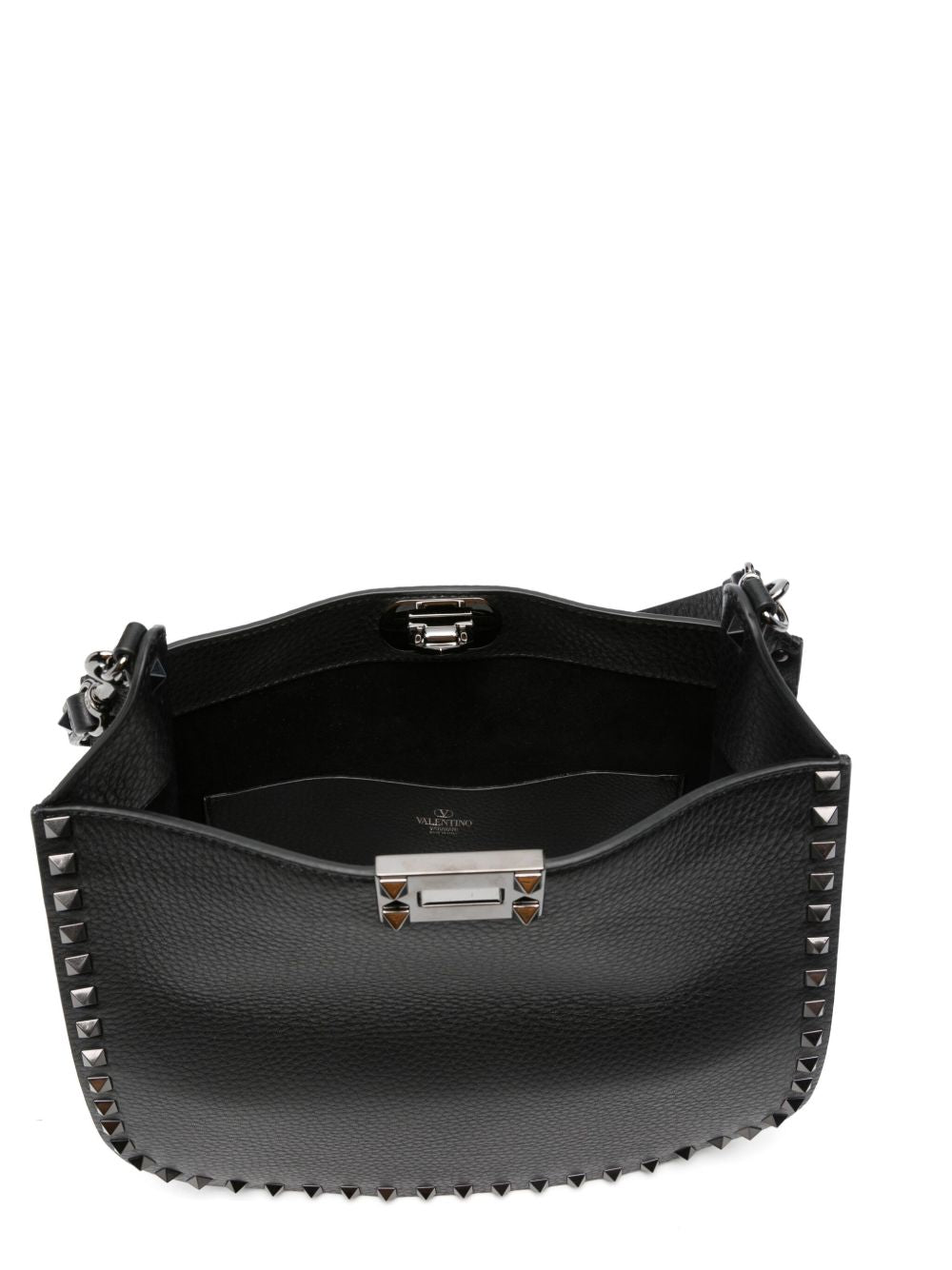 Valentino Leather Garavani Rockstud Hobo Bag