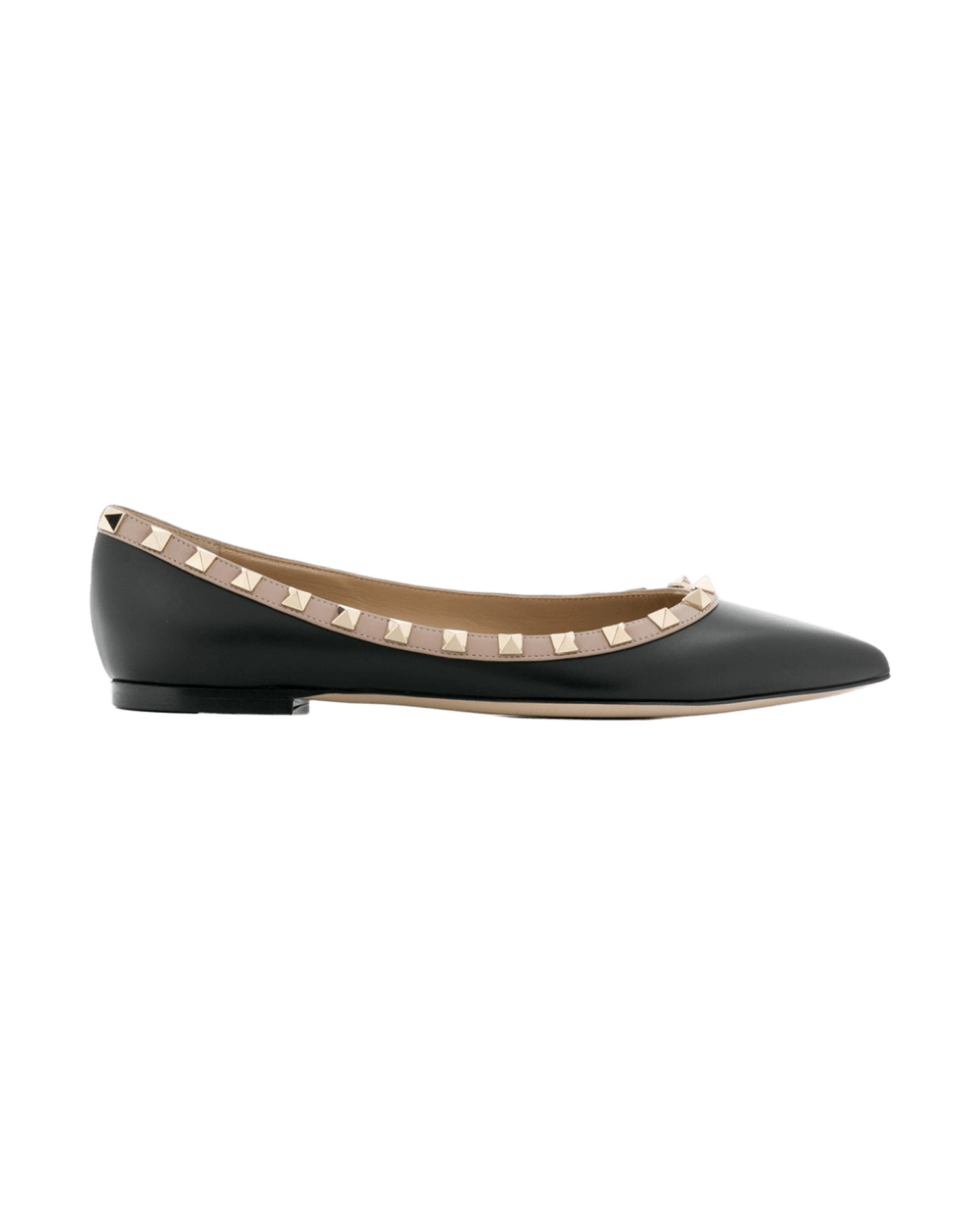 Valentino Leather Garavani Rockstud Patent Ballerina Glam Steals