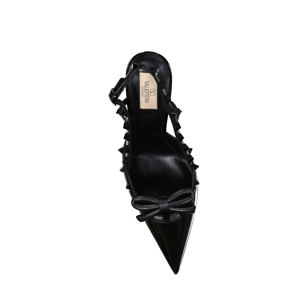 Valentino Leather Garavani Rockstud Slingback Pumps Glam Steals