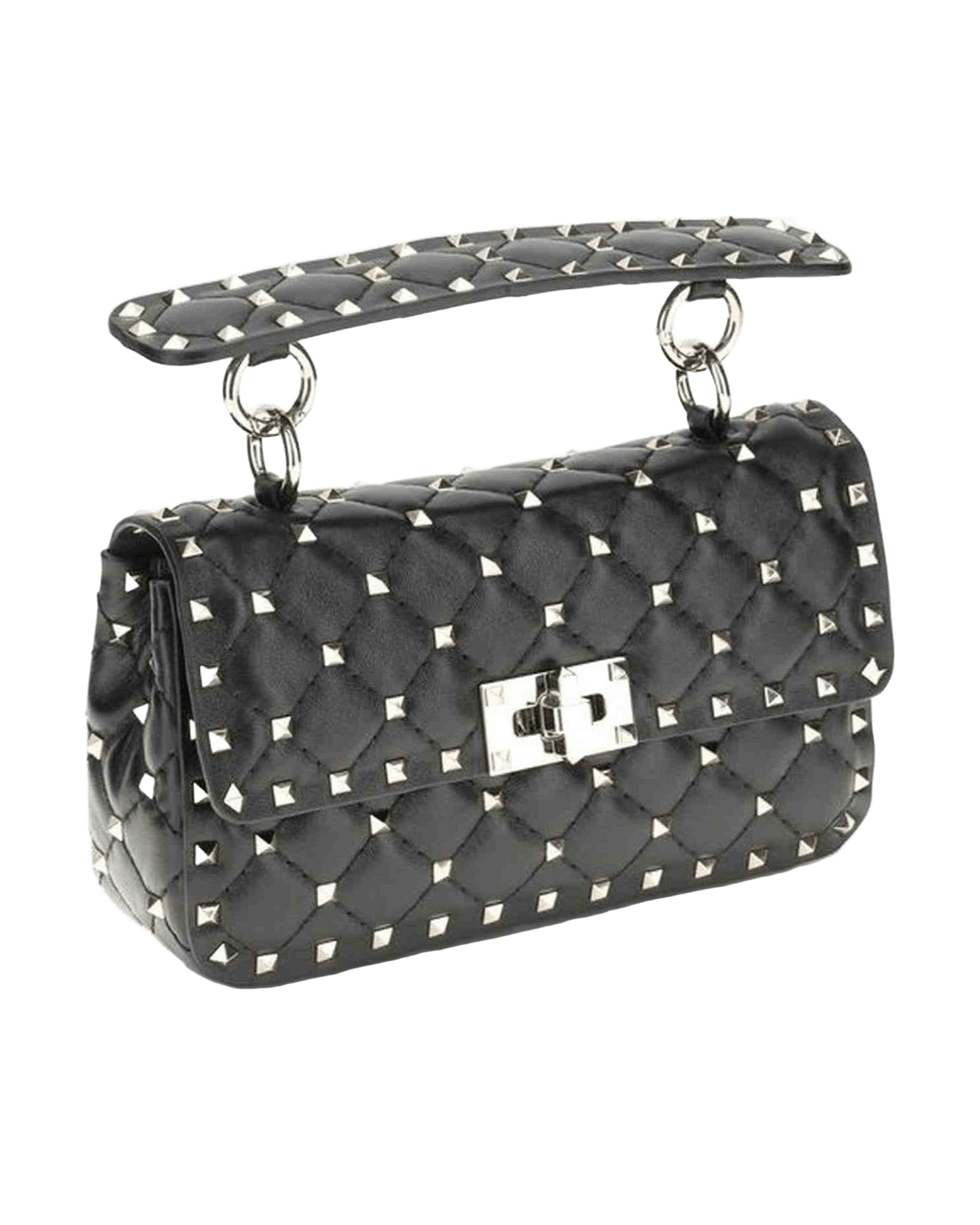 Valentino Garavani Leather Small Rockstud Spike Handbag Glam Steals