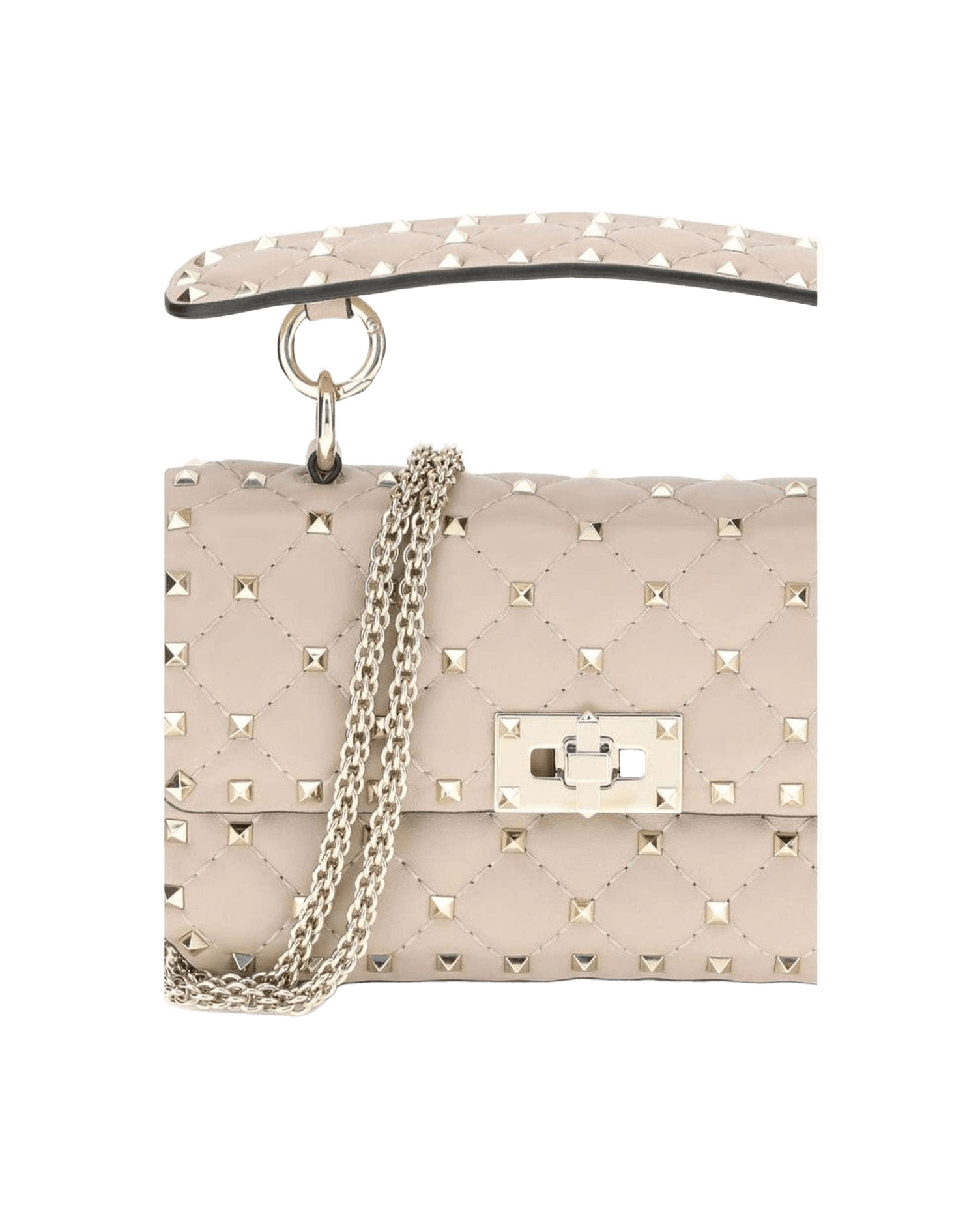 Valentino Garavani Leather Small Rockstud Spike Handbag Glam Steals