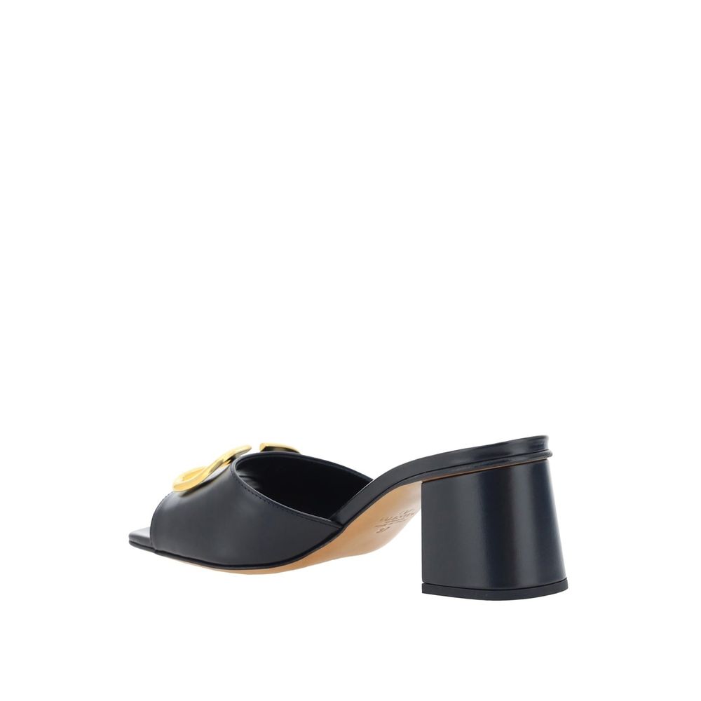 Valentino Leather Garavani Vlogo Sandals Glam Steals