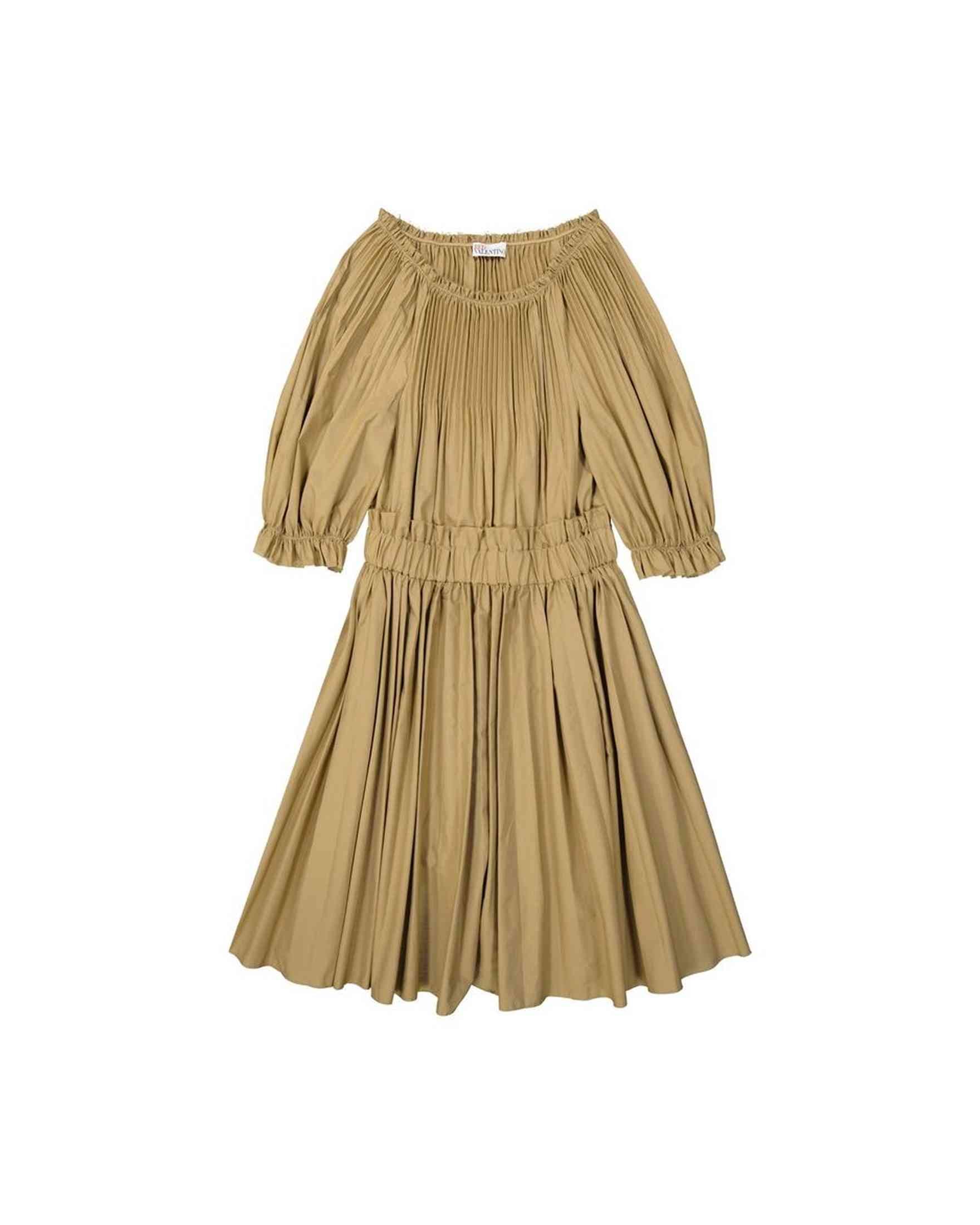 Valentino Red Cotton Poplin Dress Glam Steals