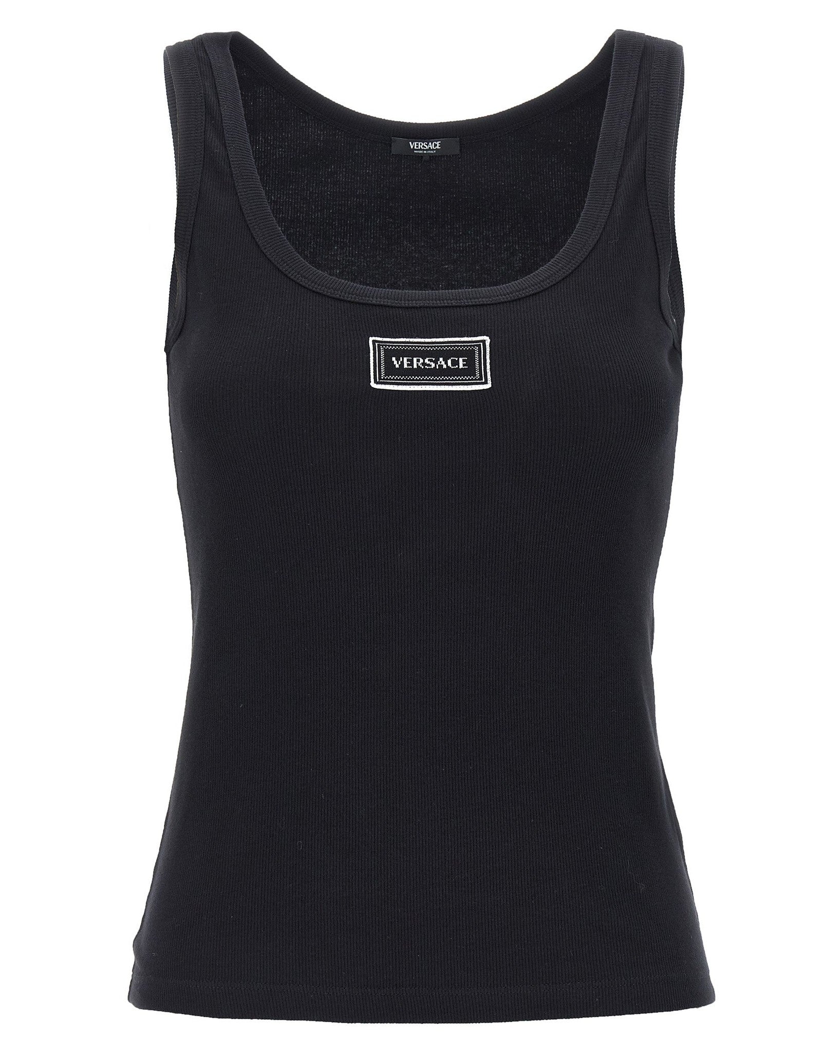 Versace 90s Vintage Logo Tank Top Glam Steals