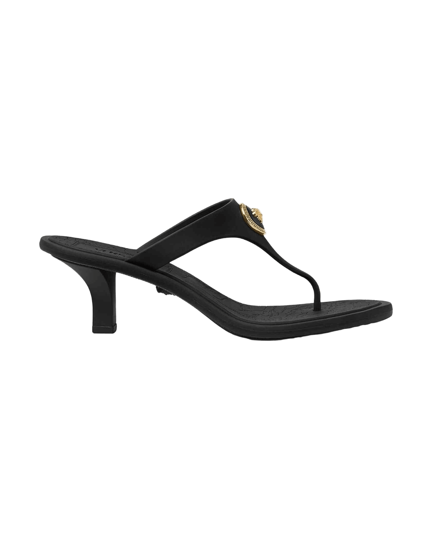 Versace Alia 55mm Rubber Flip Flop Sandals Glam Steals