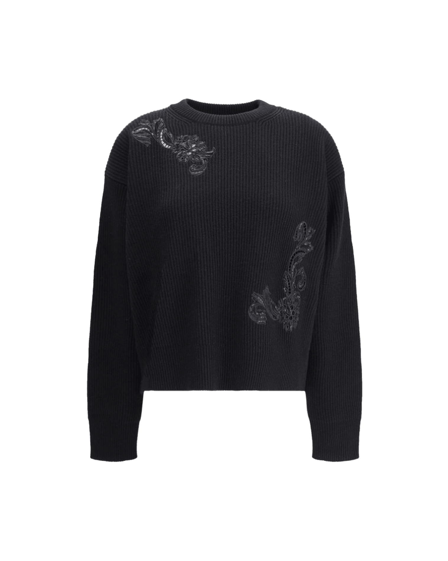 Versace Barocco Leaf Embroidered Sweater Glam Steals
