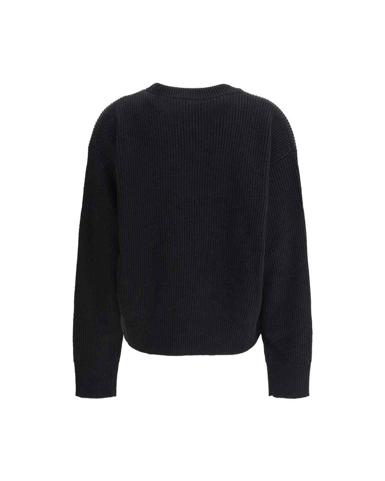 Versace Barocco Leaf Embroidered Sweater Glam Steals