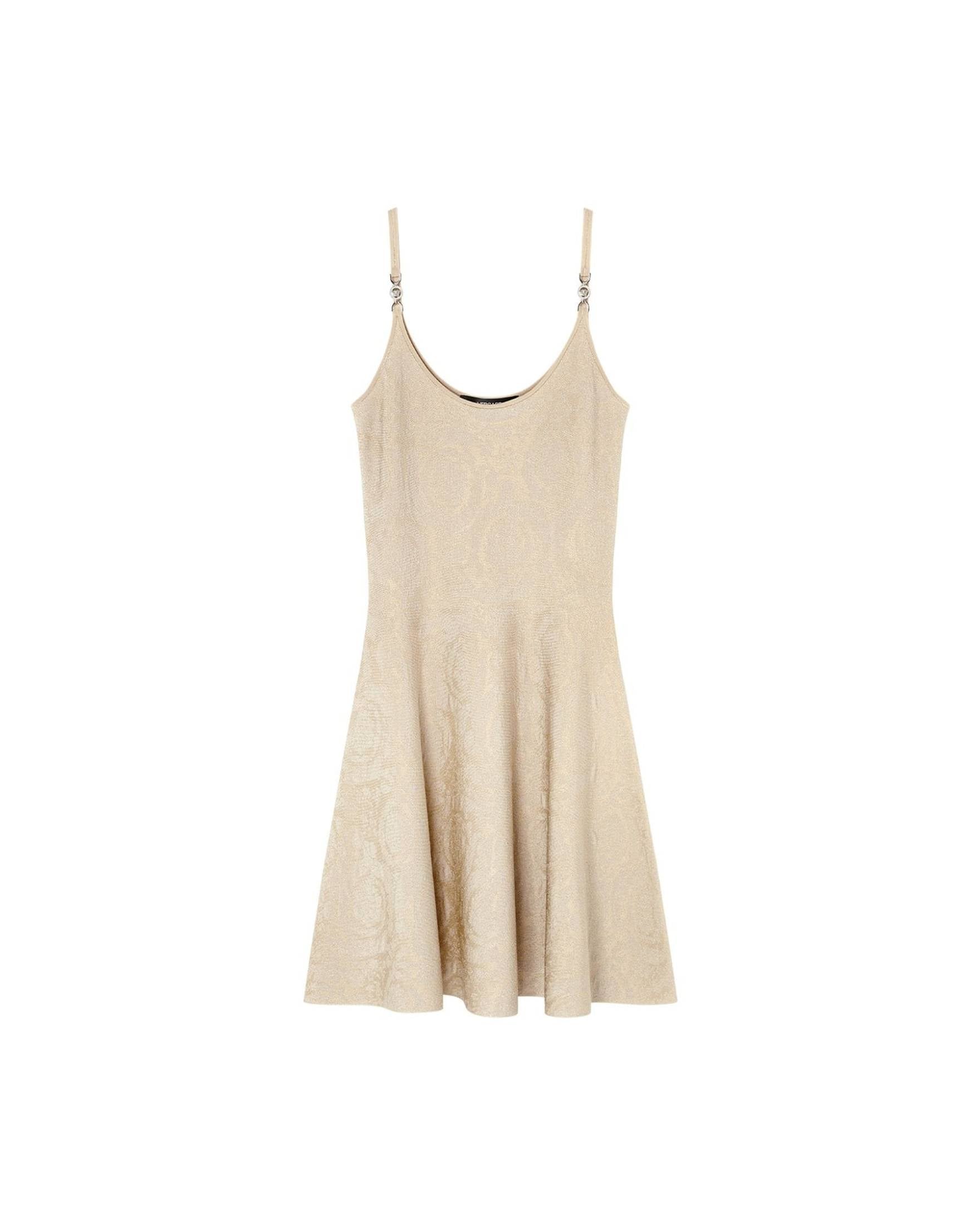 Versace Beige Dress Glam Steals