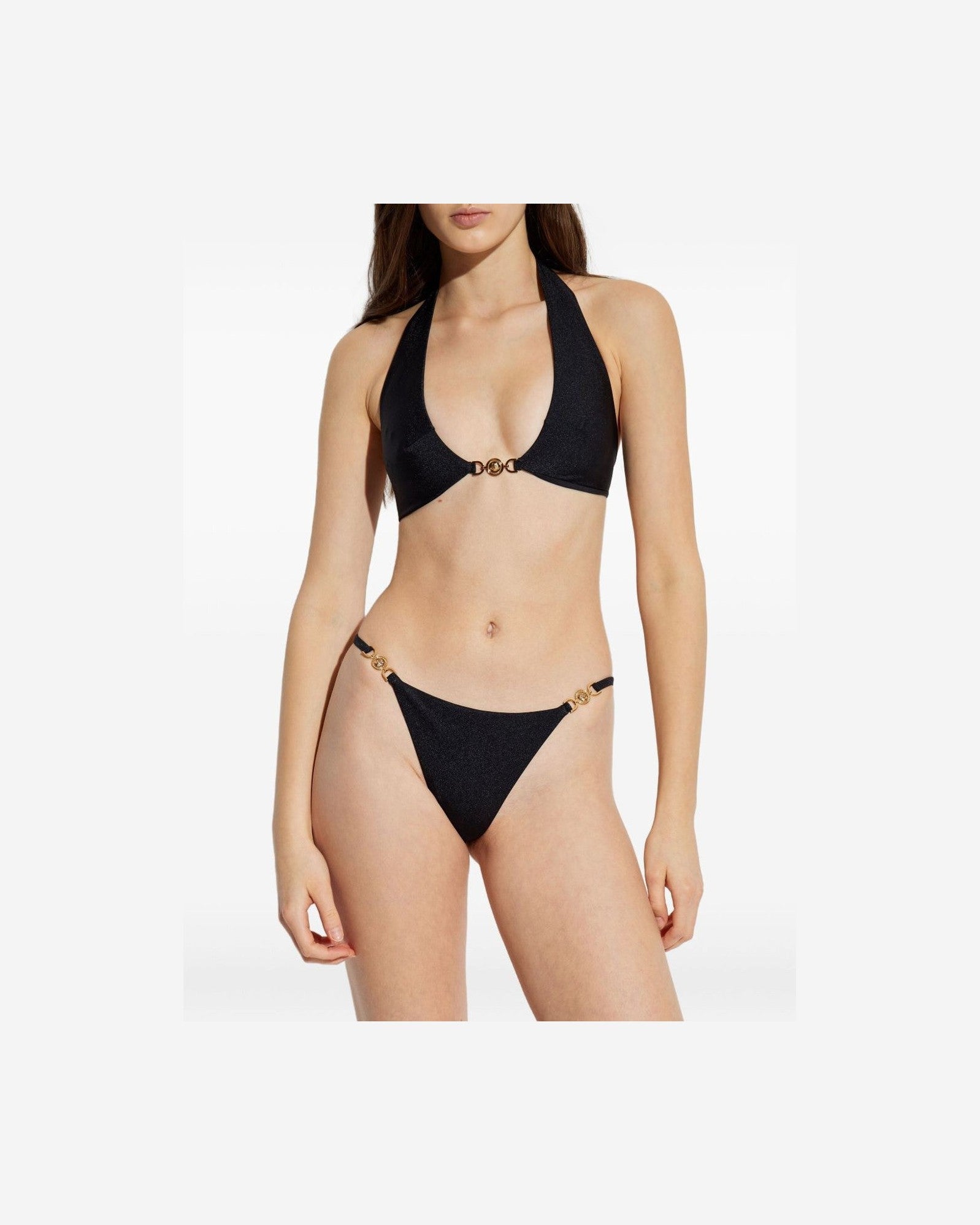 Versace Black Bikini Top Beachwear & underwear