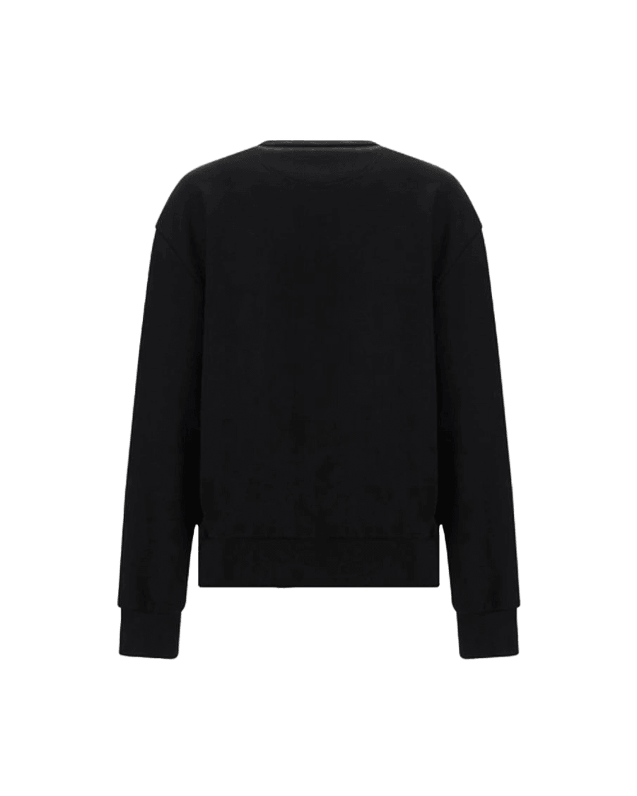 Versace Black Cotton Sweat-shirt Glam Steals