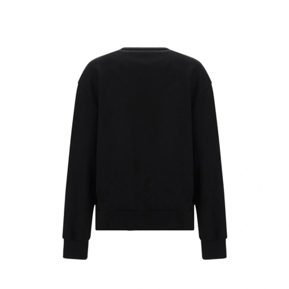 Versace Black Cotton Sweatshirt Glam Steals