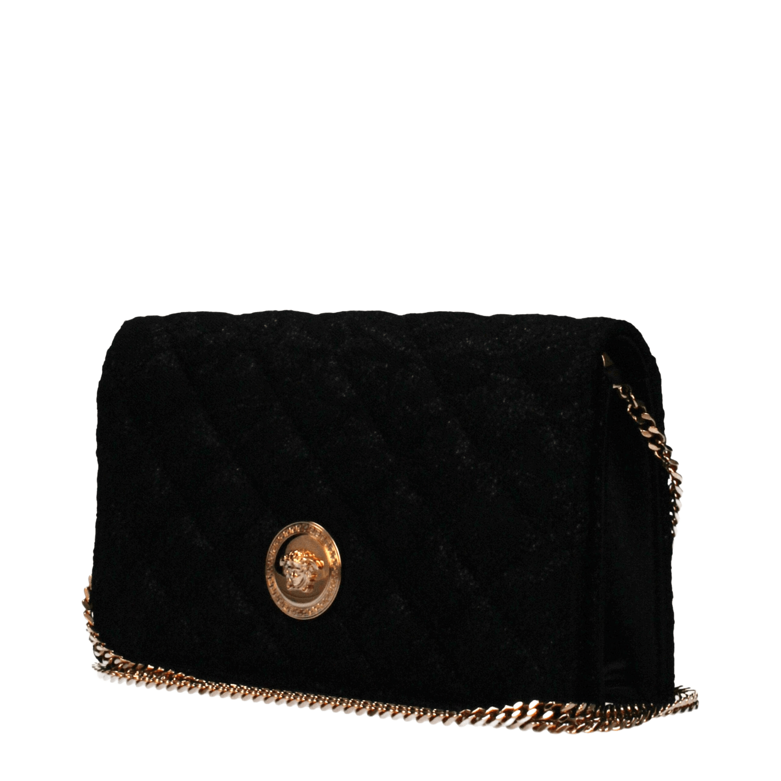 Versace Fabric Black Clutch Bags Glam Steals
