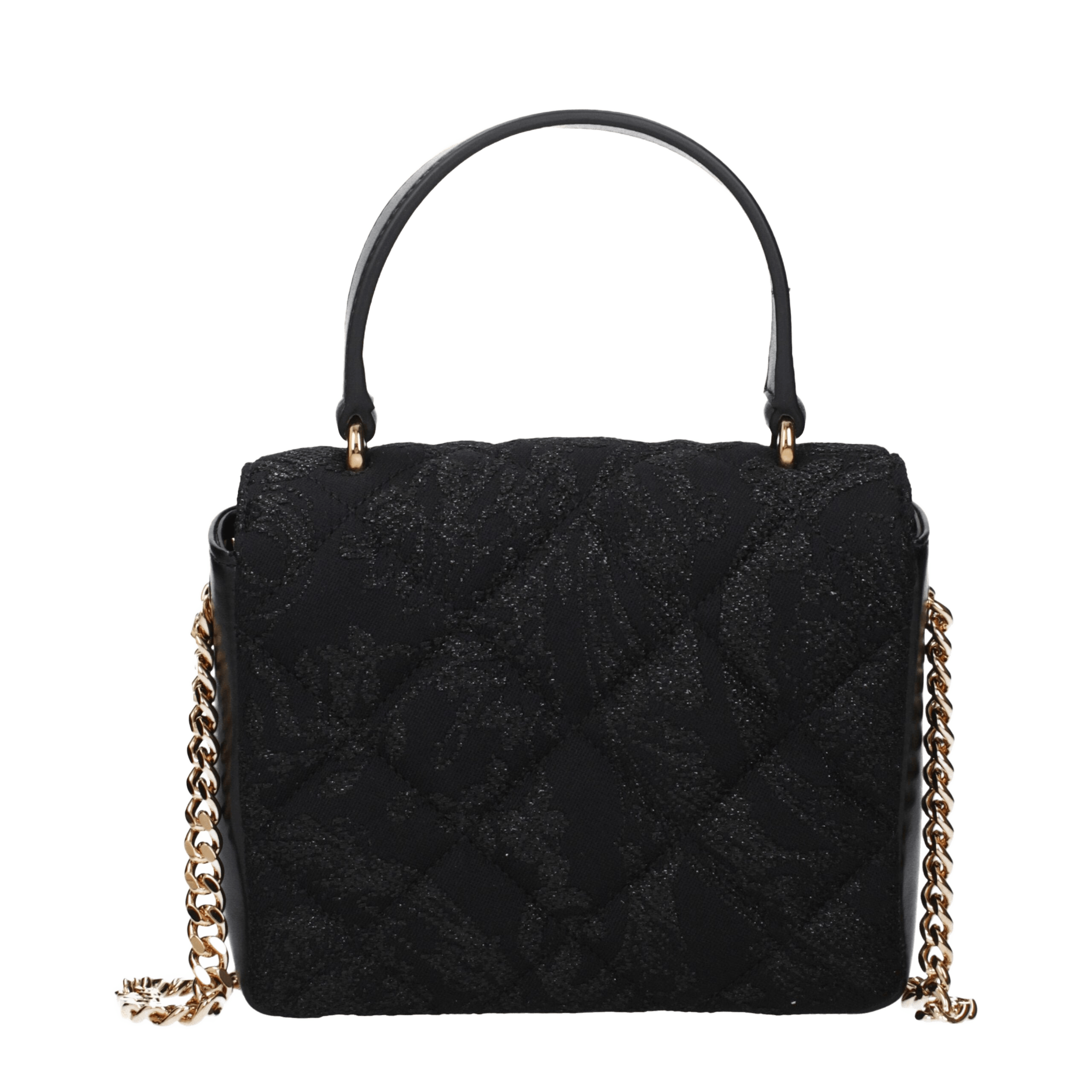 Versace Fabric Black Handbags Glam Steals
