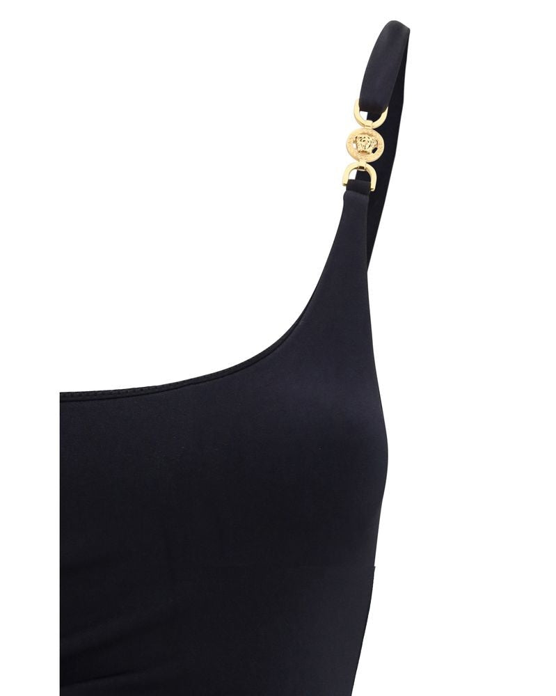 Versace Black Polyamide One Piece Swimsuit One-Piece Swimsuits