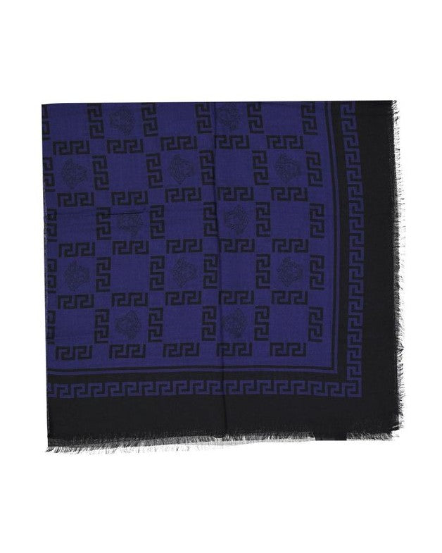 Versace Blue Modal Scarf Glam Steals