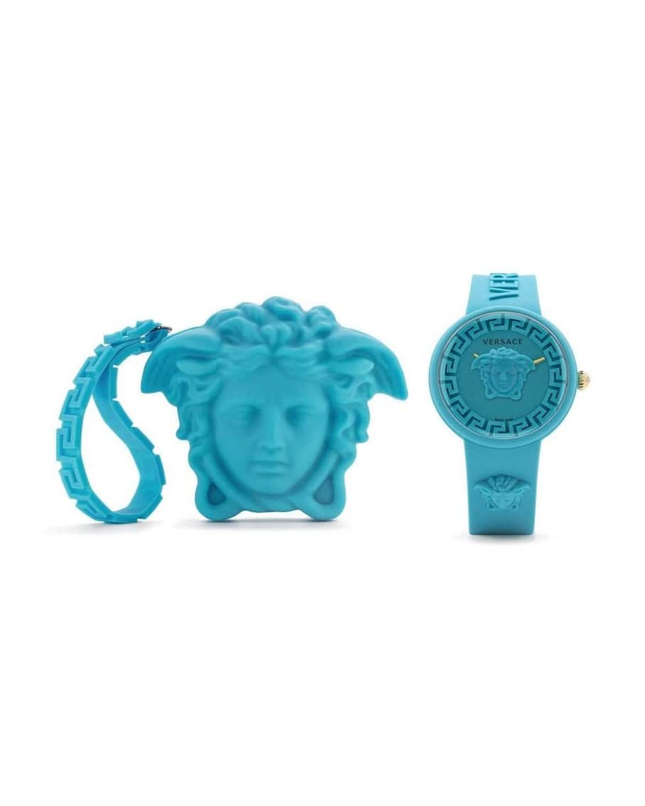 Versace Blue Synthetic Bracelet Watch Glam Steals