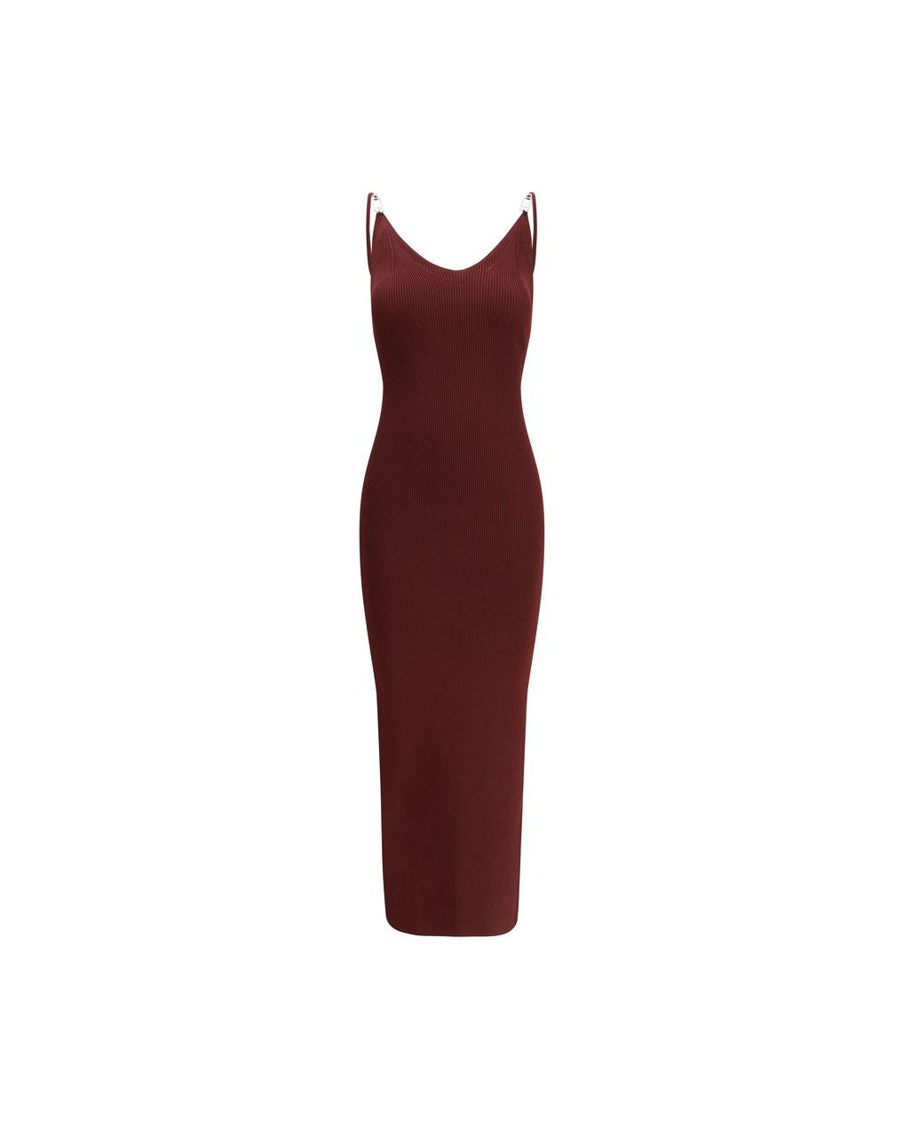 Versace Bordeaux Viscose Casual Dress Dresses