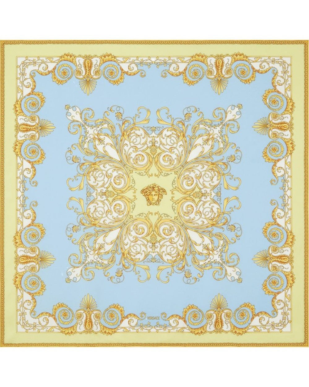 Versace Clear Blue Scarf Scarves Hats & Gloves