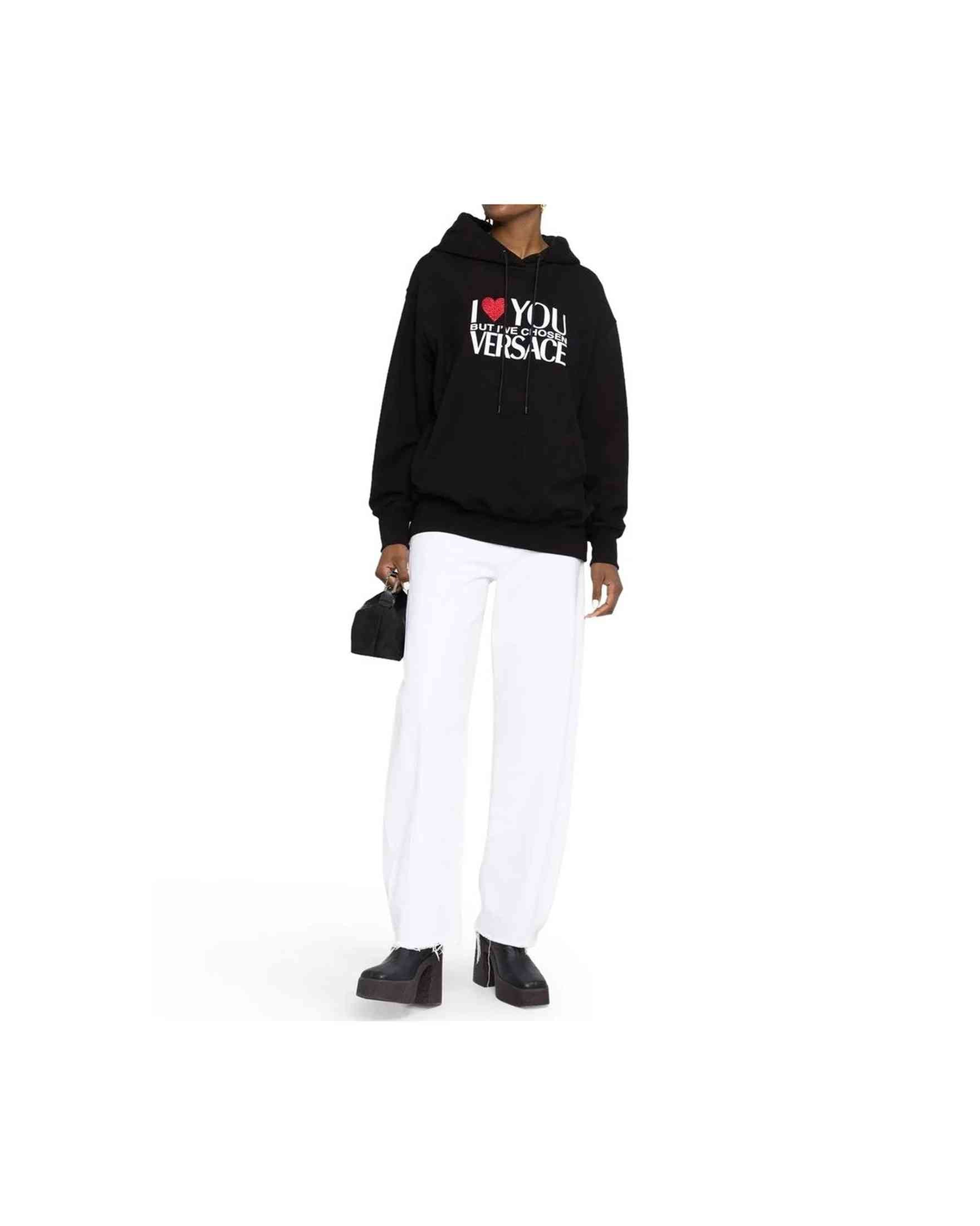 Versace Cotton Logo Sweat-Shirt Glam Steals