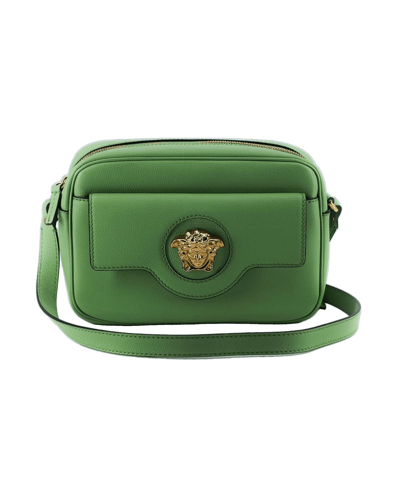 Versace Elegant Green Leather Camera Case Mint Bag Glam Steals
