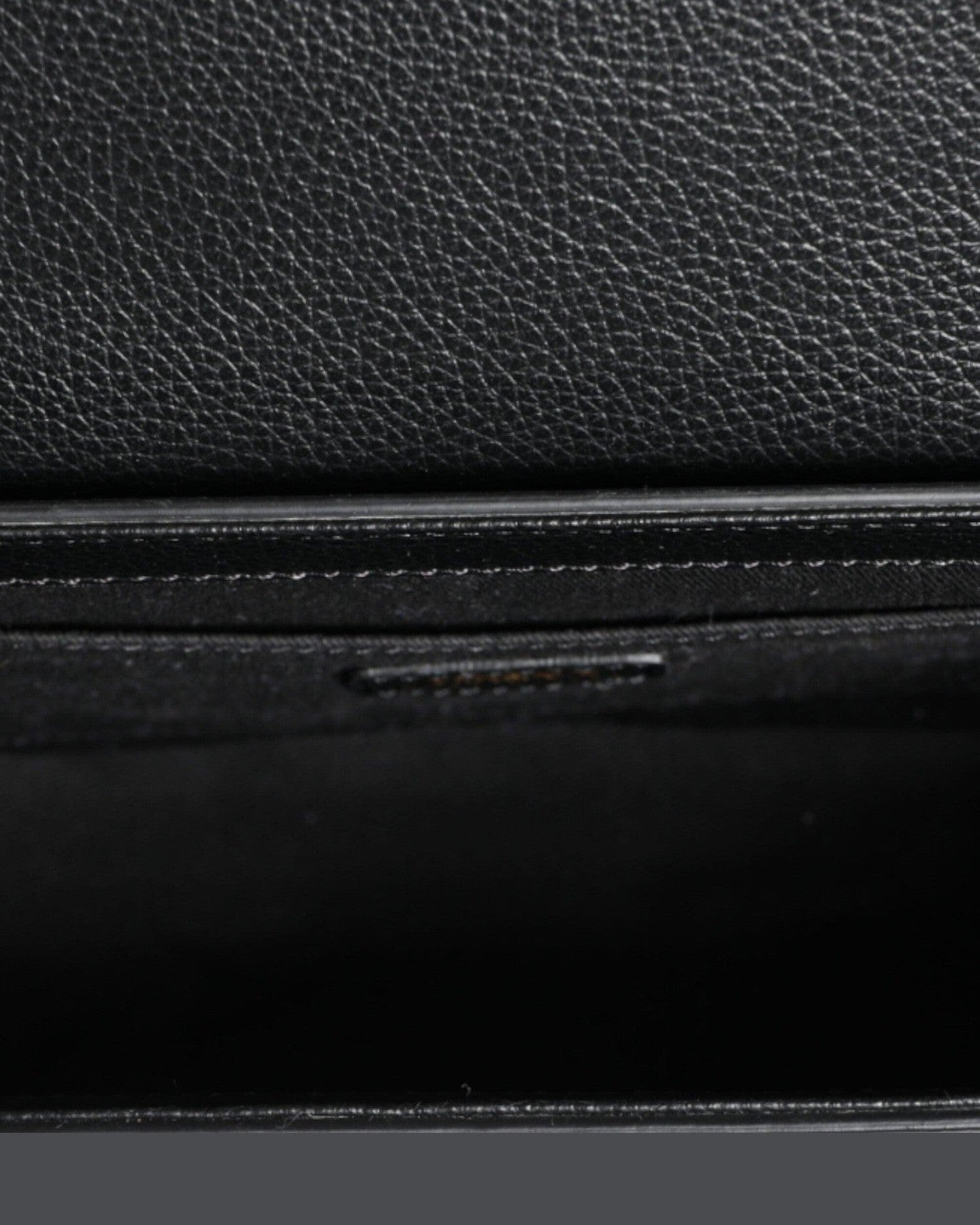 Versace Grainy Calf Leather Logo Crossbody Shoulder Black Bag Glam Steals