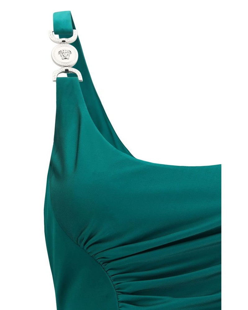 Versace Green Viscose Casual Dress Dresses