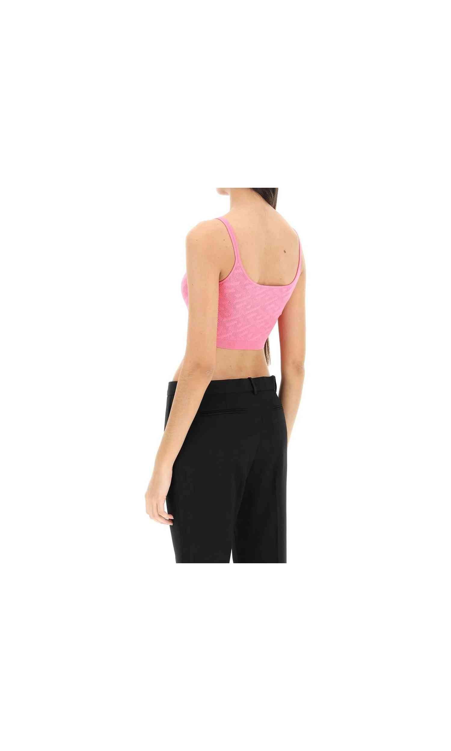 Versace La Greca Cropped Top Glam Steals