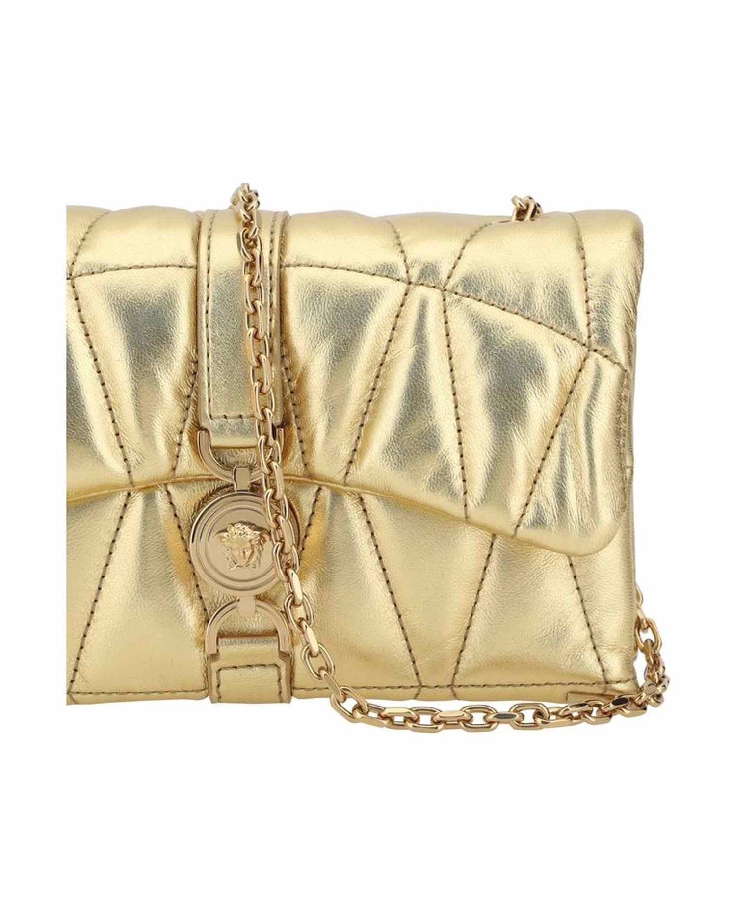 Versace Lambskin Kleio Mini Shoulder Bag Glam Steals