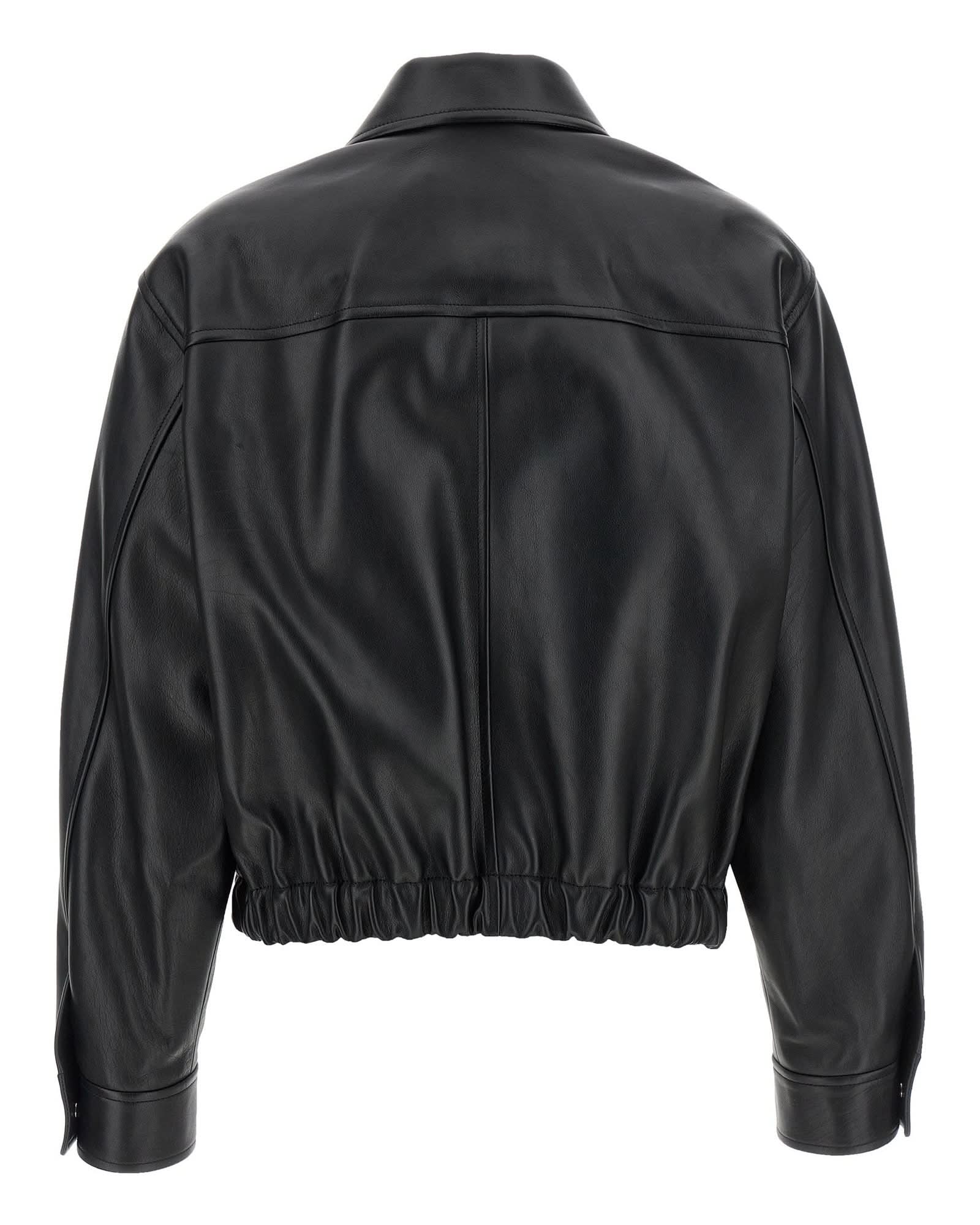 Versace Leather Blouson Glam Steals