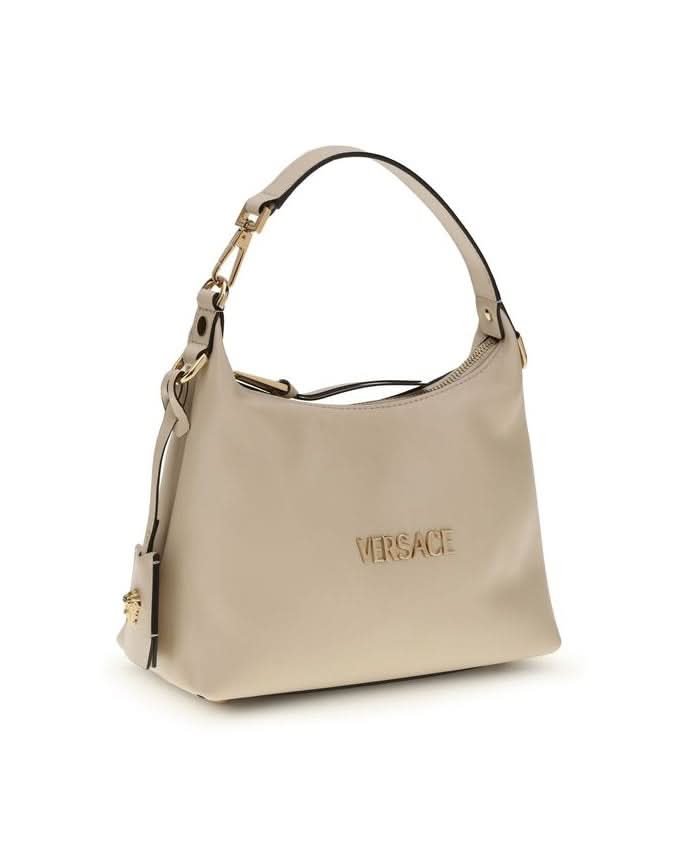 Versace Leather Cream Calf Bos Taurus Shoulder Bag Hobo Bags