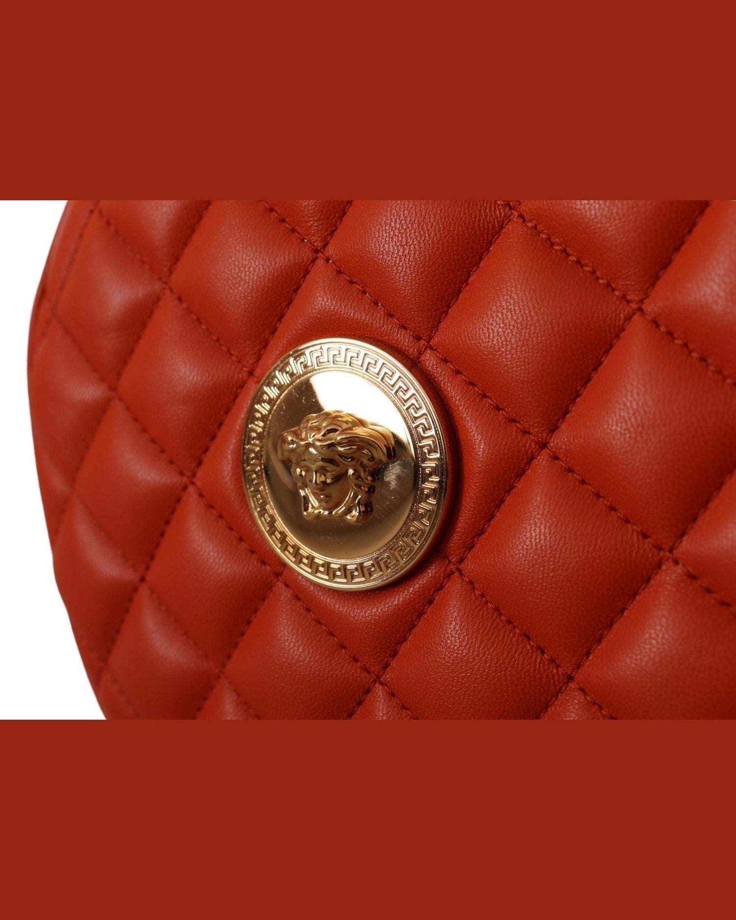 Versace Leather Elegant Round Nappa Crossbody Bag Glam Steals