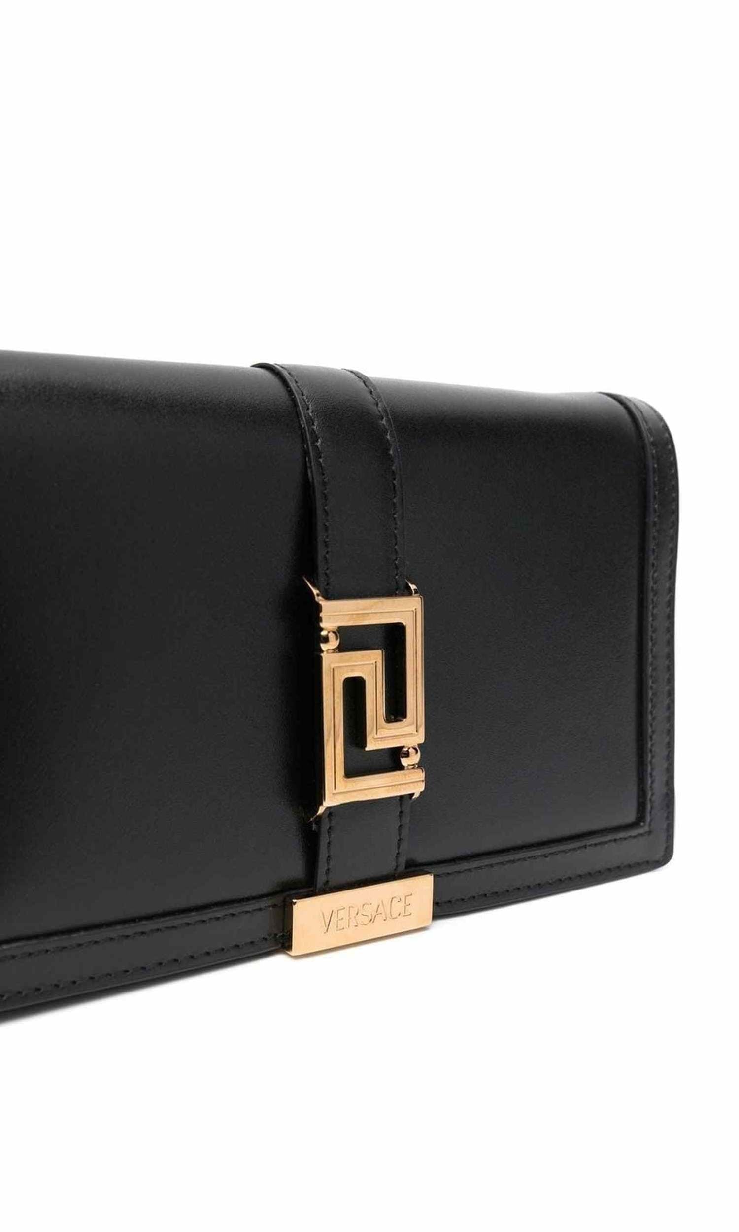 Versace Leather Greca Goddess Mini Crossbody Bag Glam Steals
