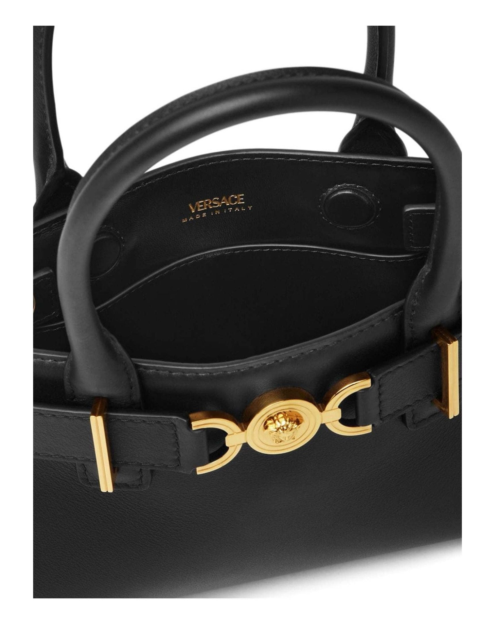Versace Leather Medusa 95 Tote Bag Glam Steals