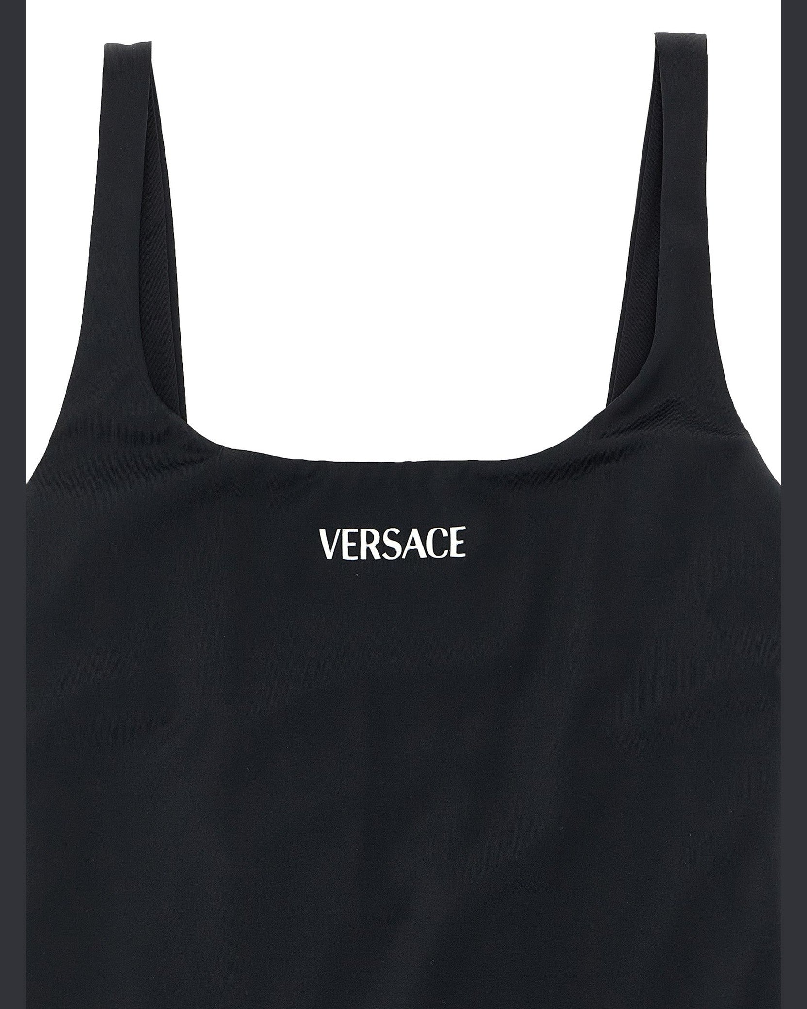 Versace Logo One Piece Swimsuit Glam Steals