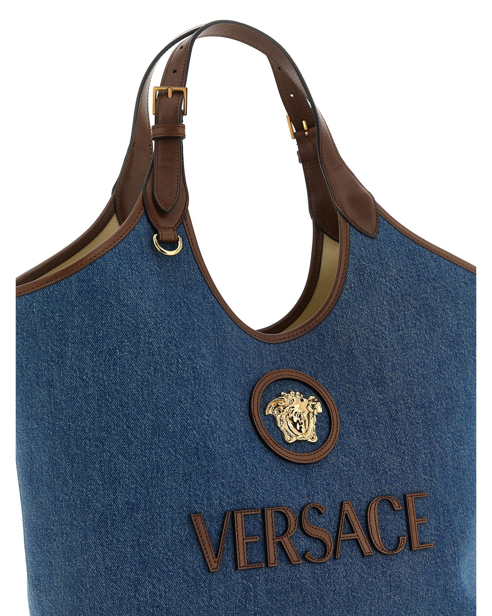 Versace Medium La Medusa Shopping Bag Glam Steals