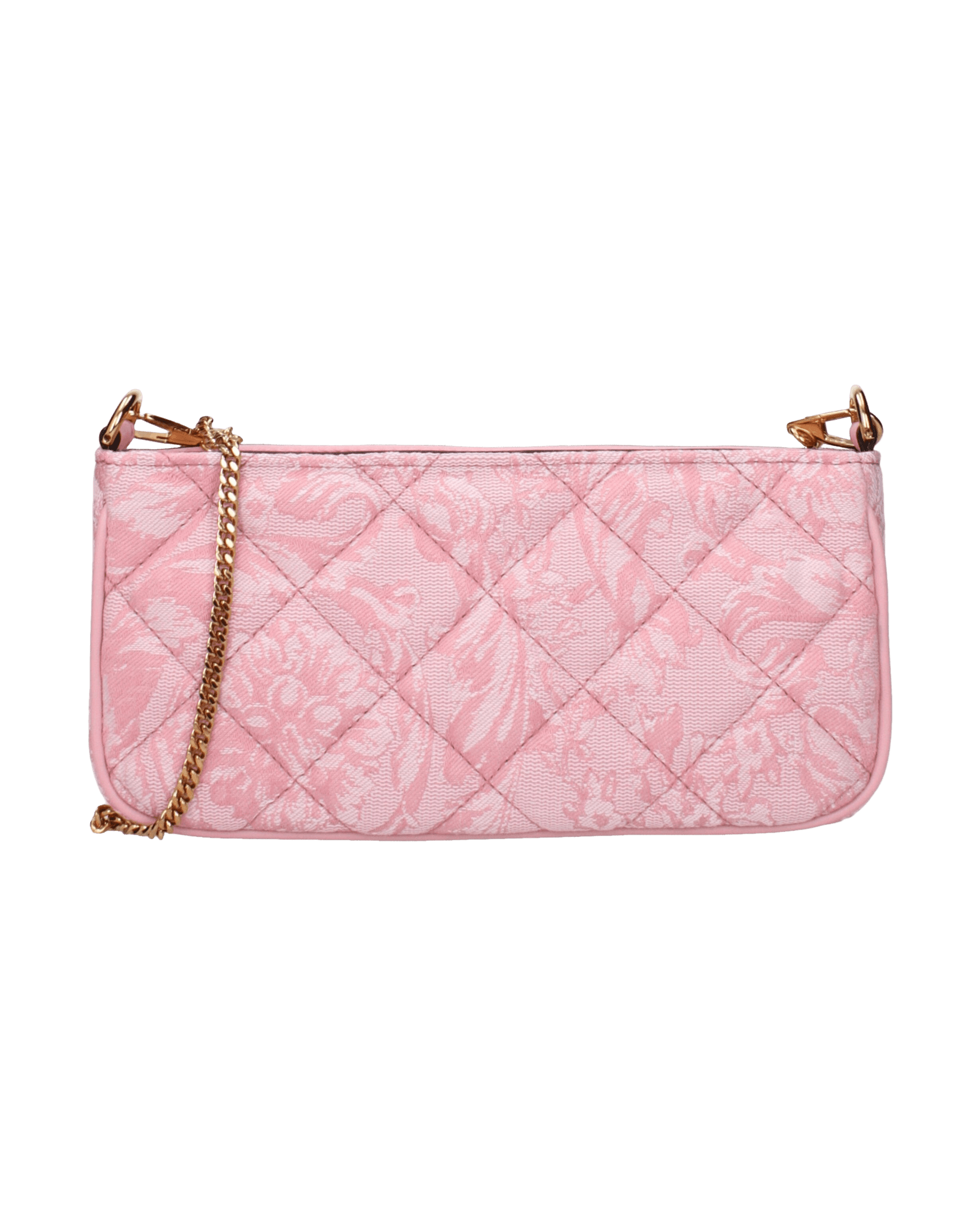 Versace Pink Fabric Crossbody Bag Glam Steals
