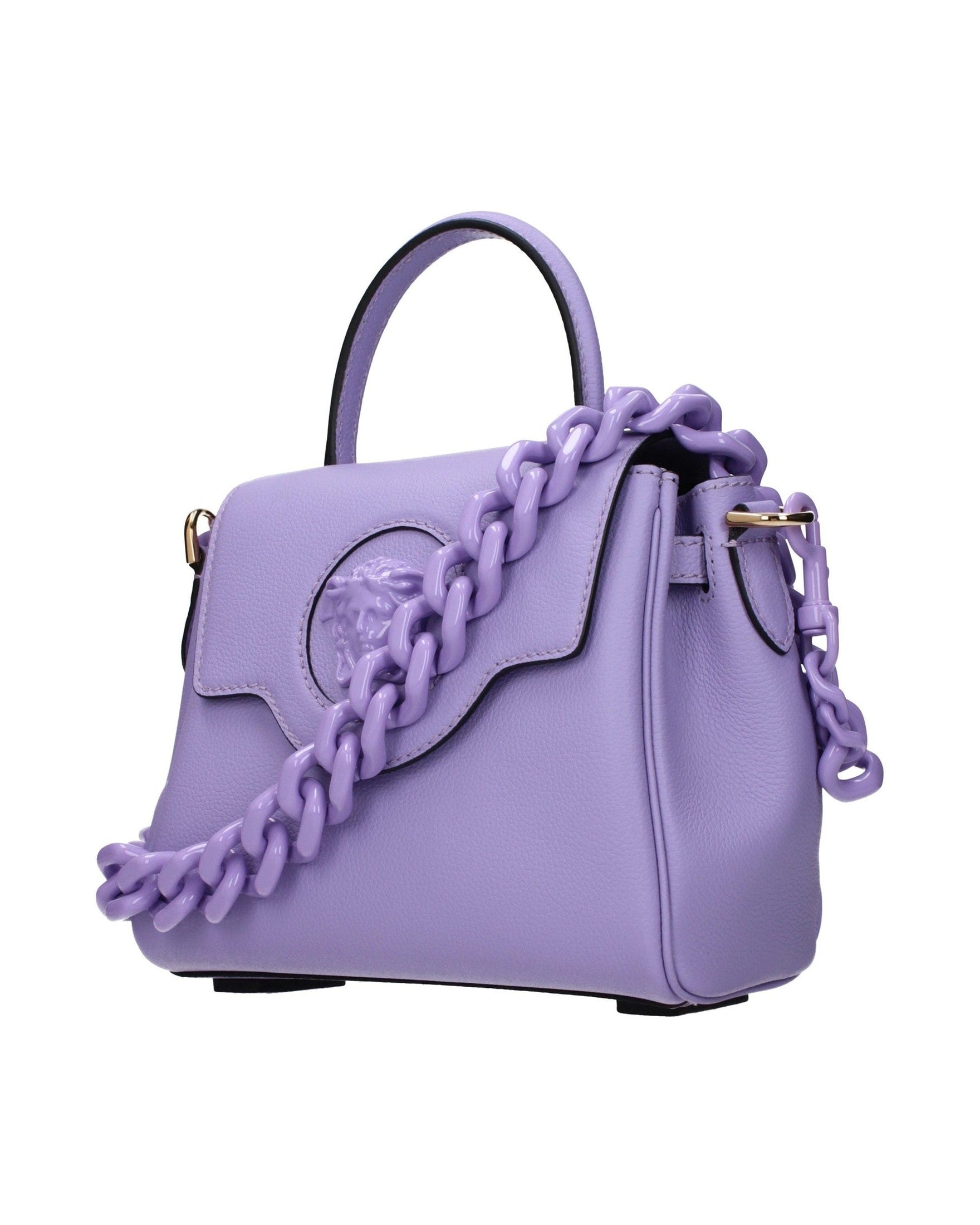 Versace Pink Leather Handbag Glam Steals