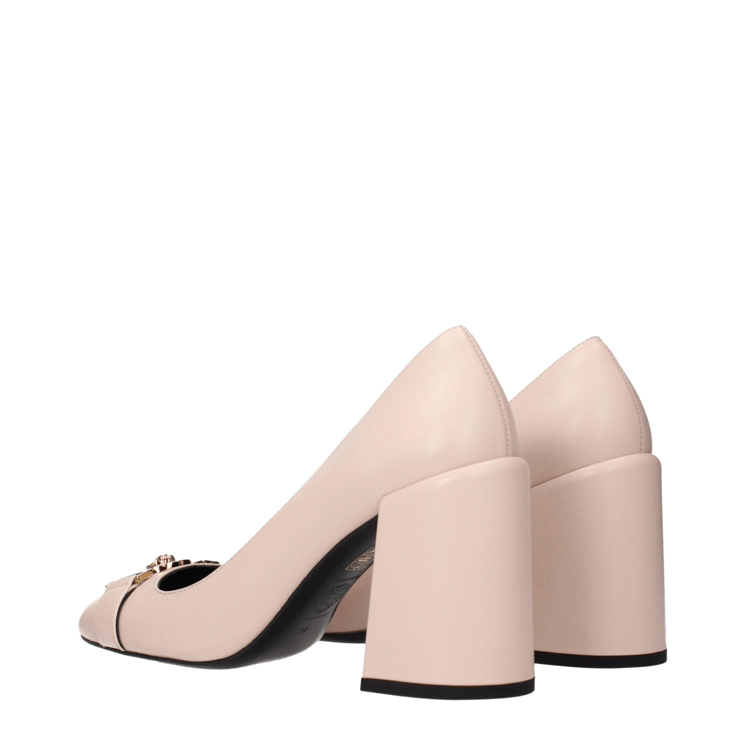 Versace Pink Leather High Heel Pumps Glam Steals