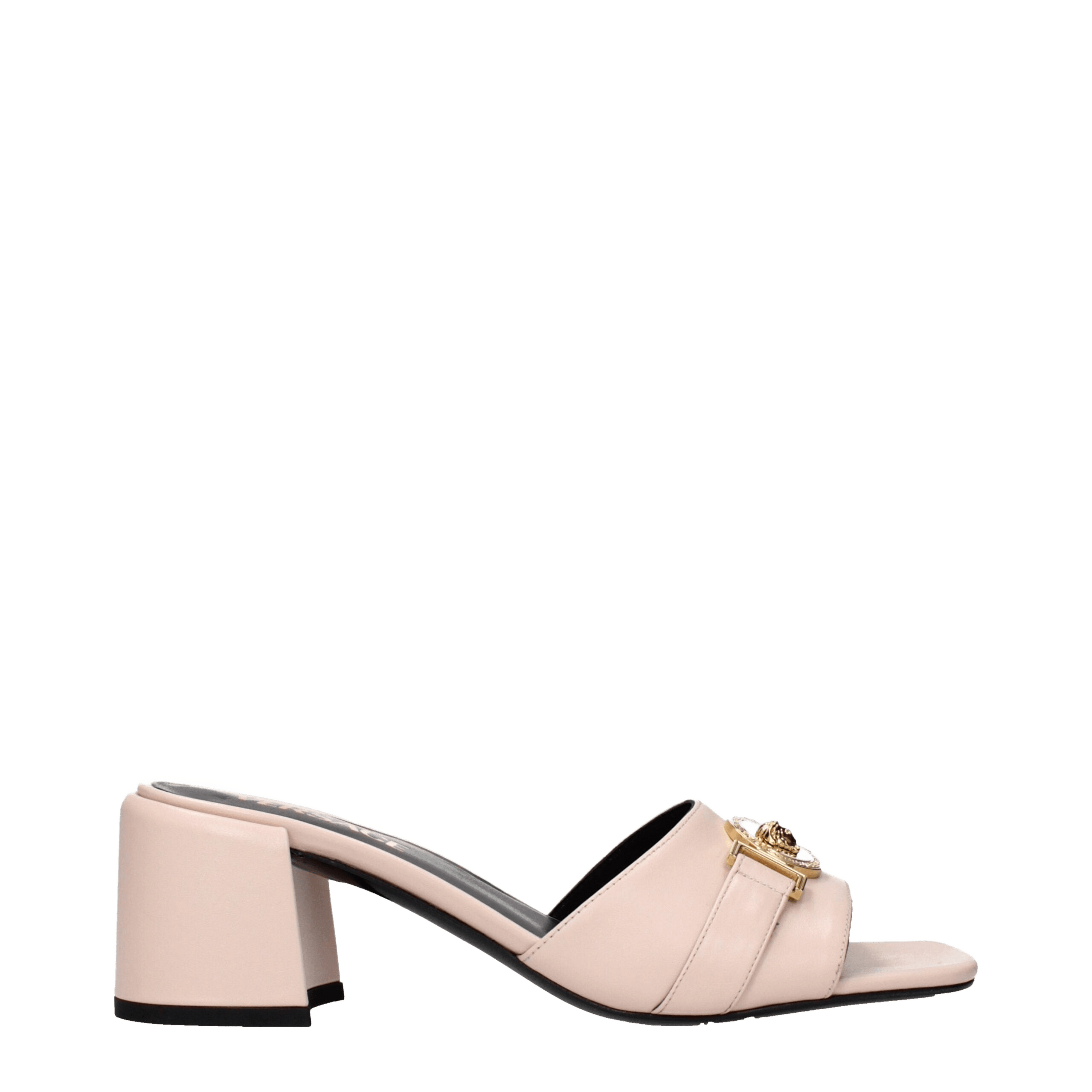 Versace Leather Pink Platforms Glam Steals