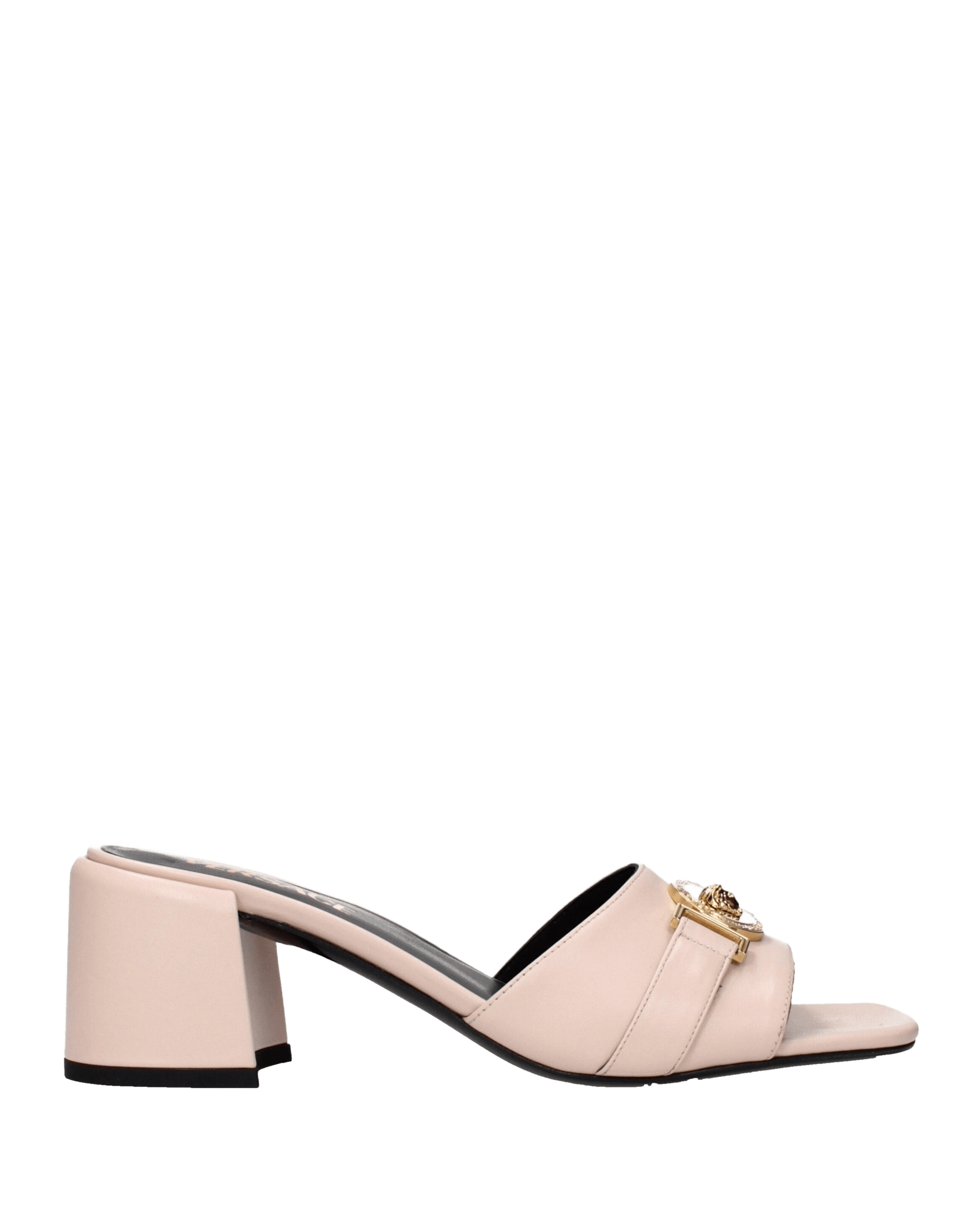 Versace Leather Pink Platforms Glam Steals