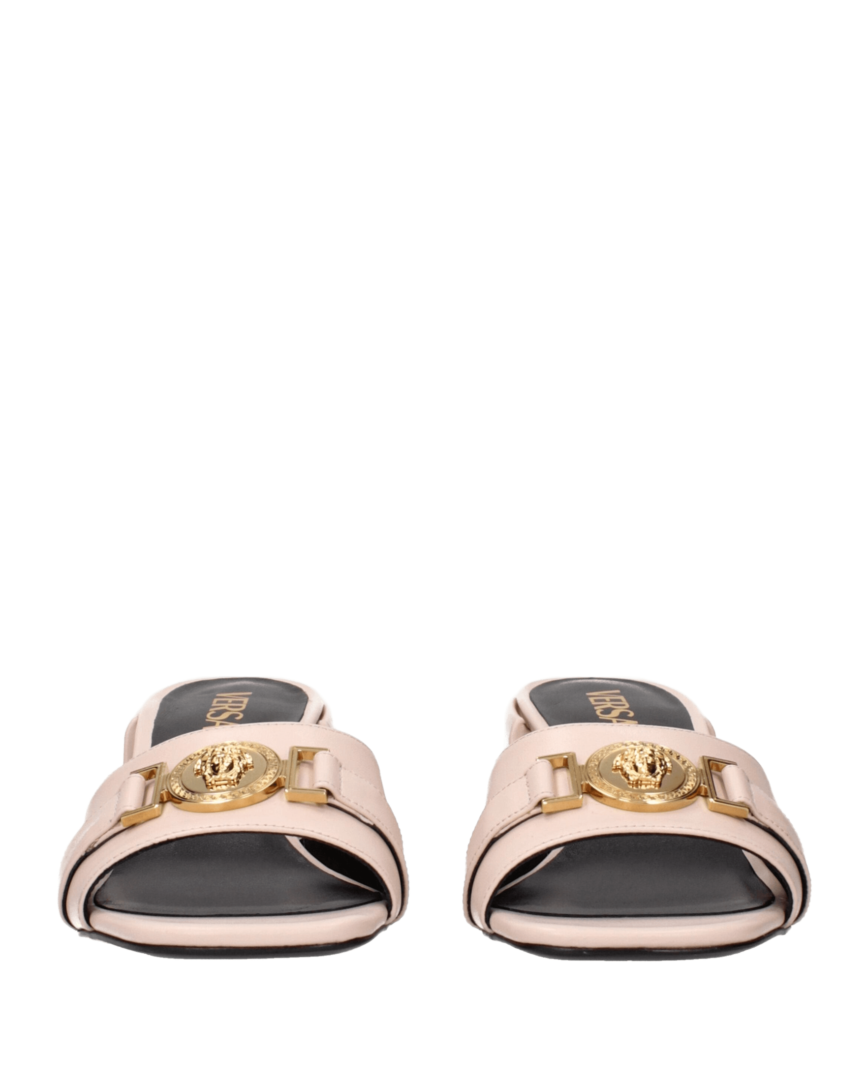 Versace Leather Pink Platforms Glam Steals