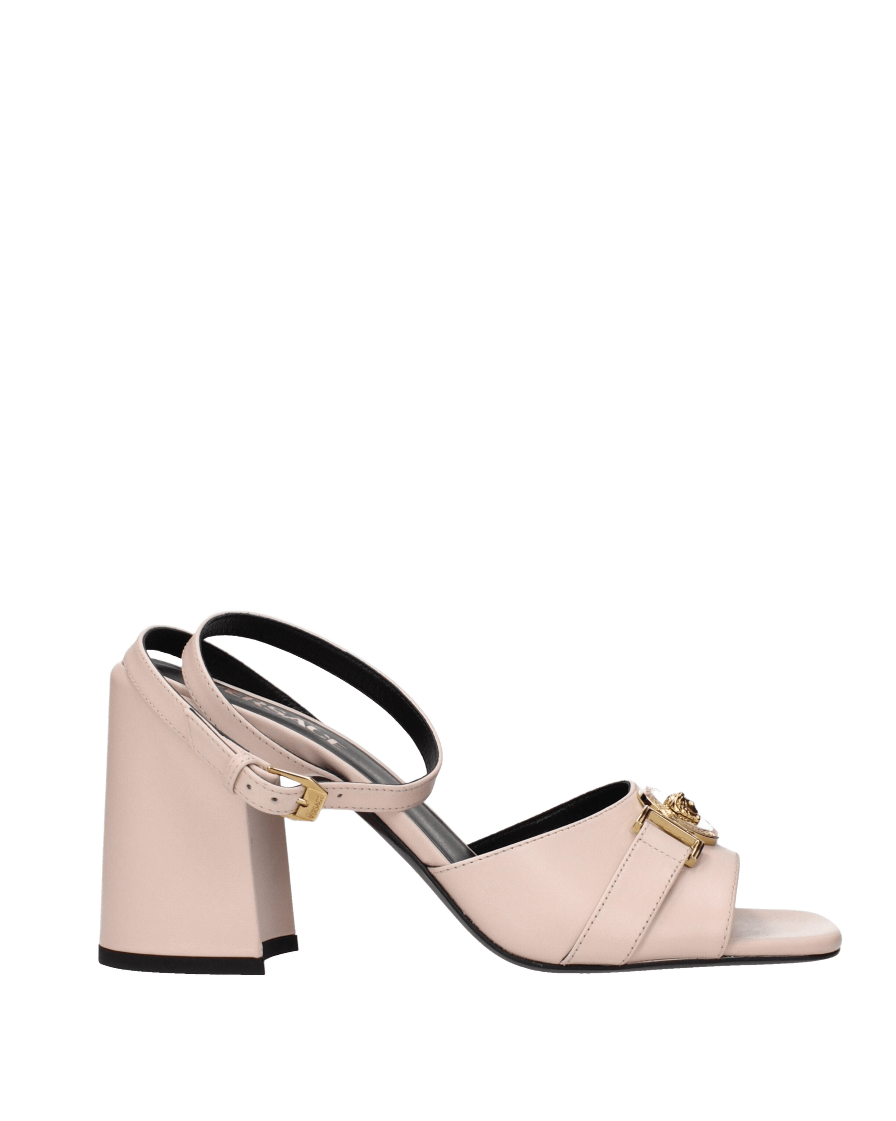 Versace Leather Pink Platforms Glam Steals