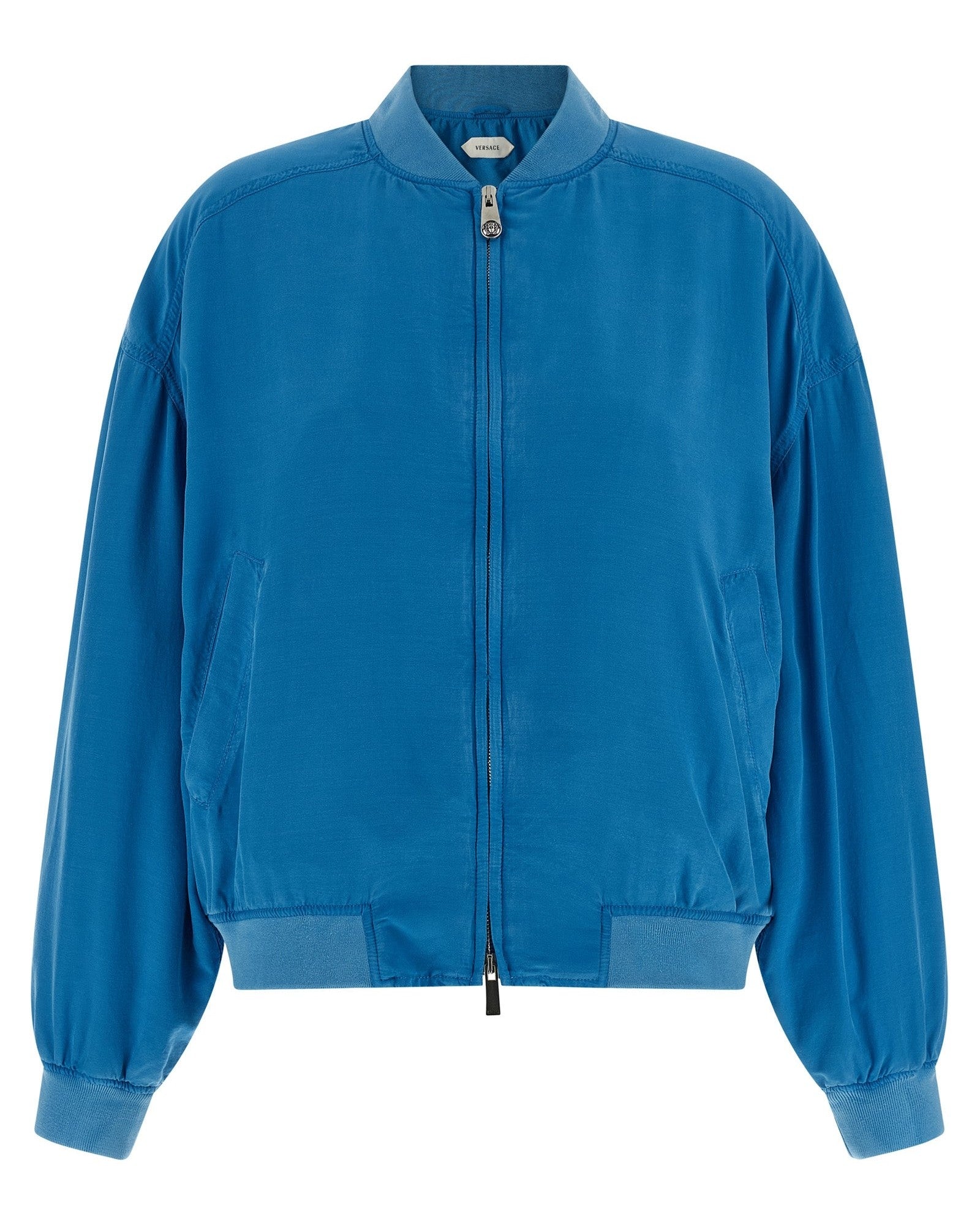 Versace Silk Poplin Bomber Jackets Glam Steals