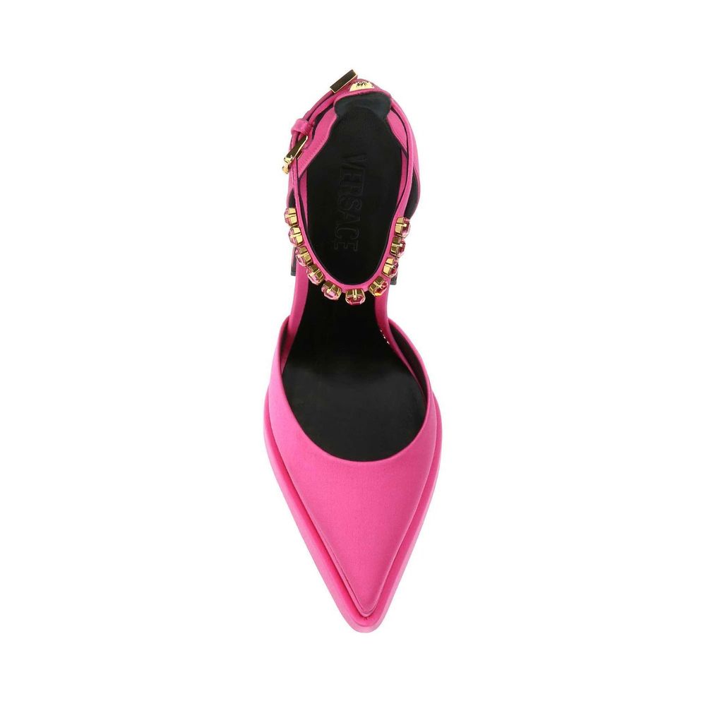 Versace Silk Satin Pumps Glam Steals