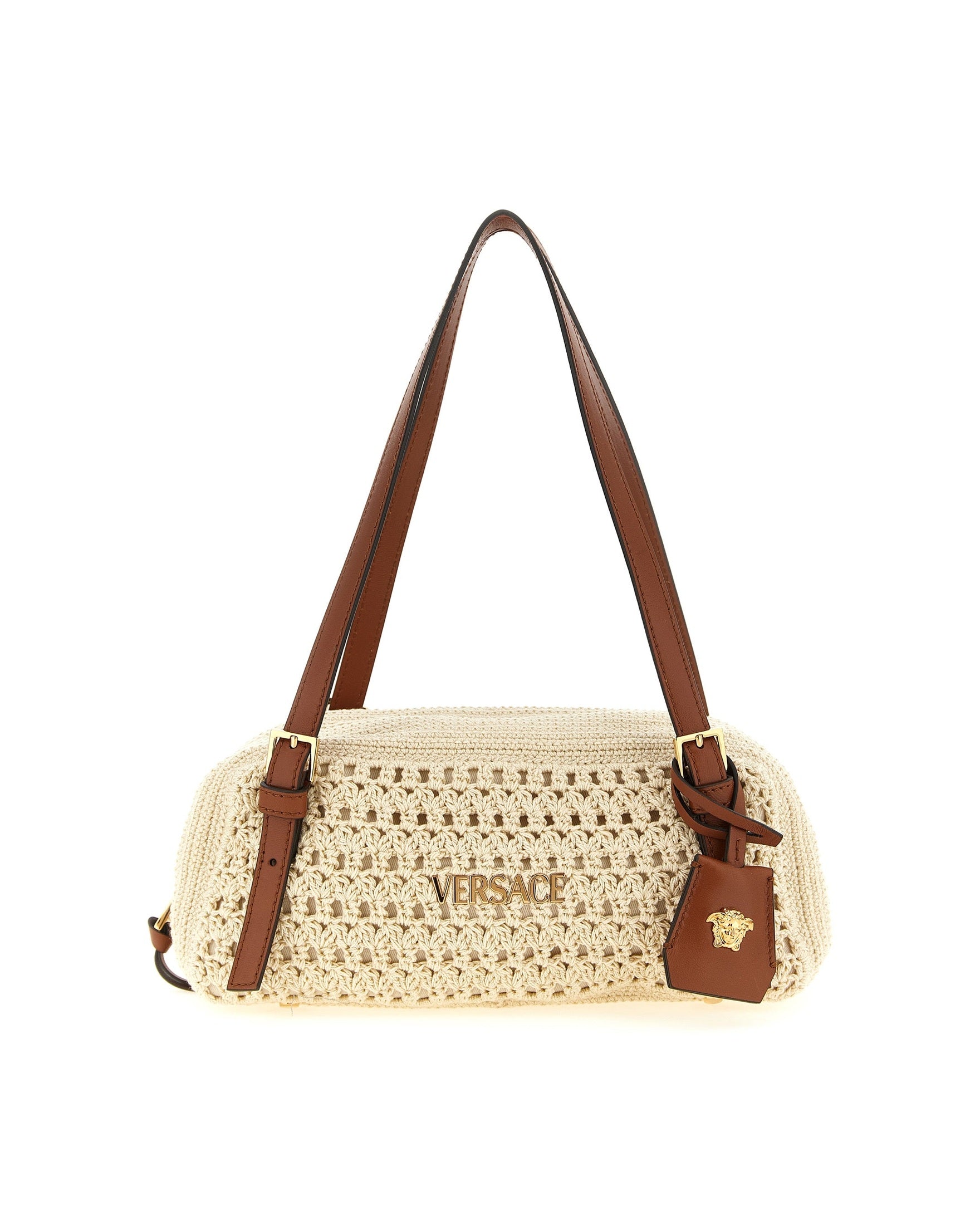 Versace Tag Shoulder Bag Glam Steals