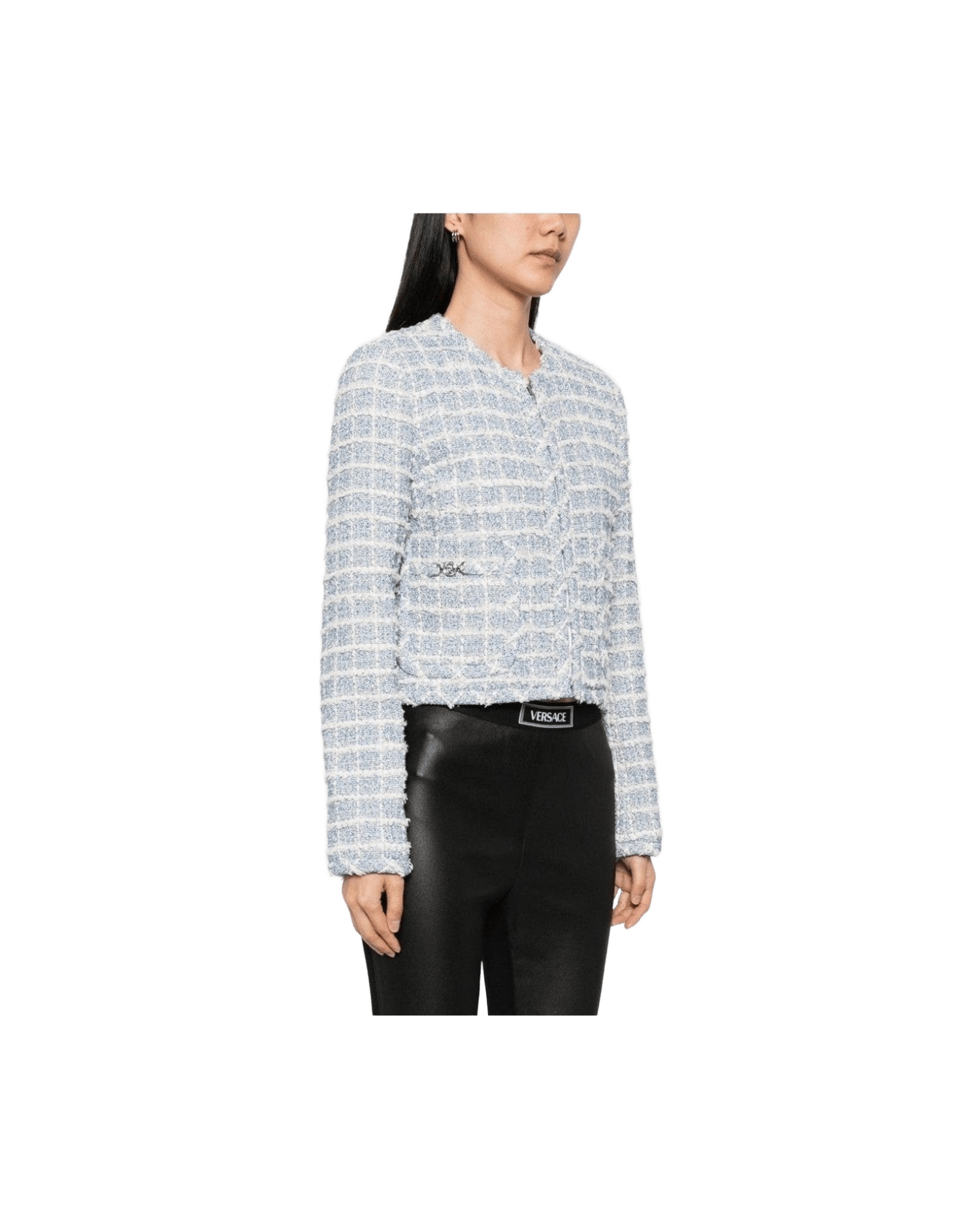 Versace Tweed Blazer Glam Steals