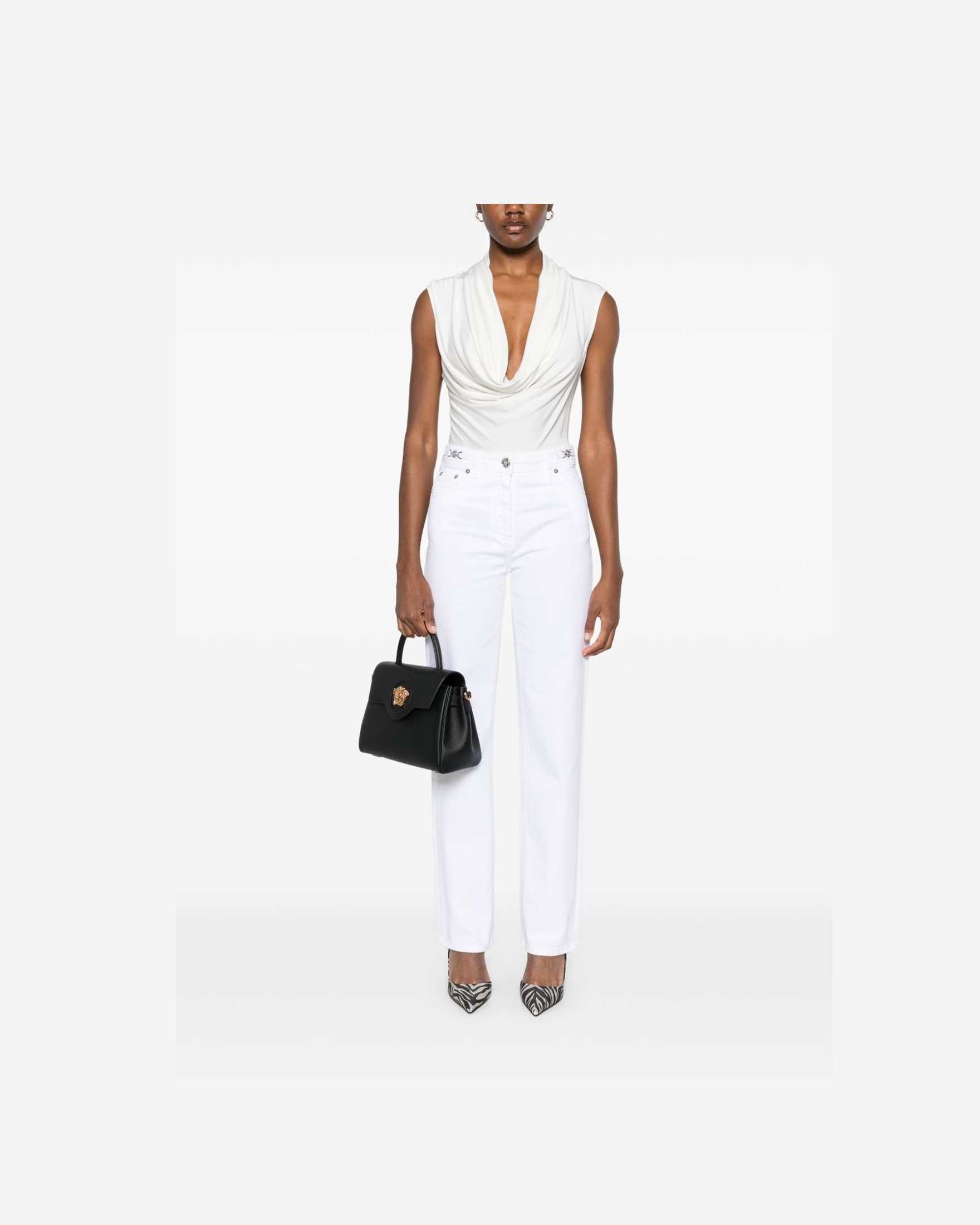 Versace White Medusa Jeans 95 Glam Steals